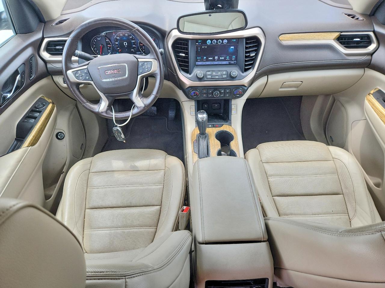 2018 Gmc Acadia Denali White vin: 1GKKNPLS1JZ150040