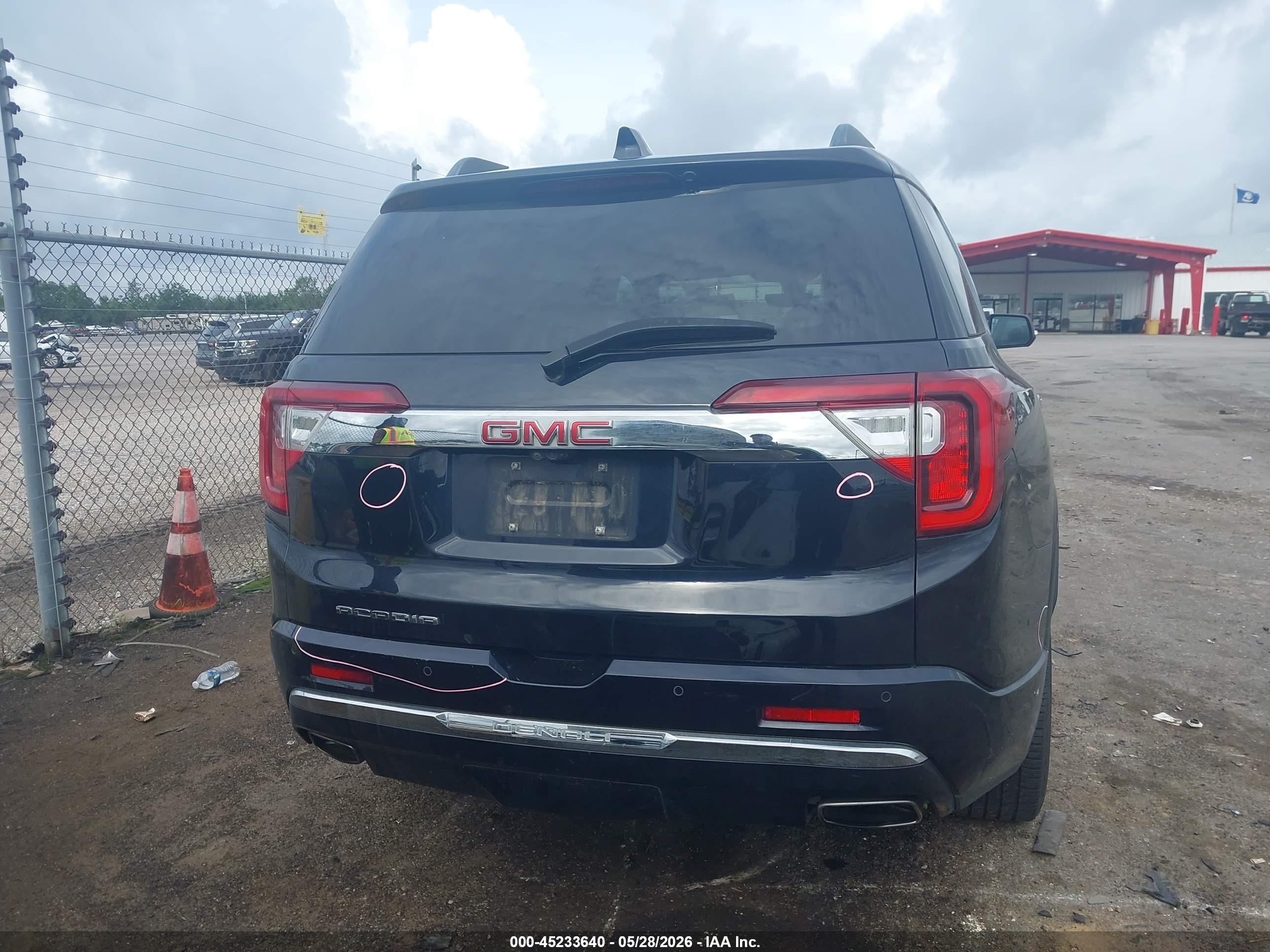 2021 Gmc Acadia Fwd Denali Dark Blue vin: 1GKKNPLS1MZ200536