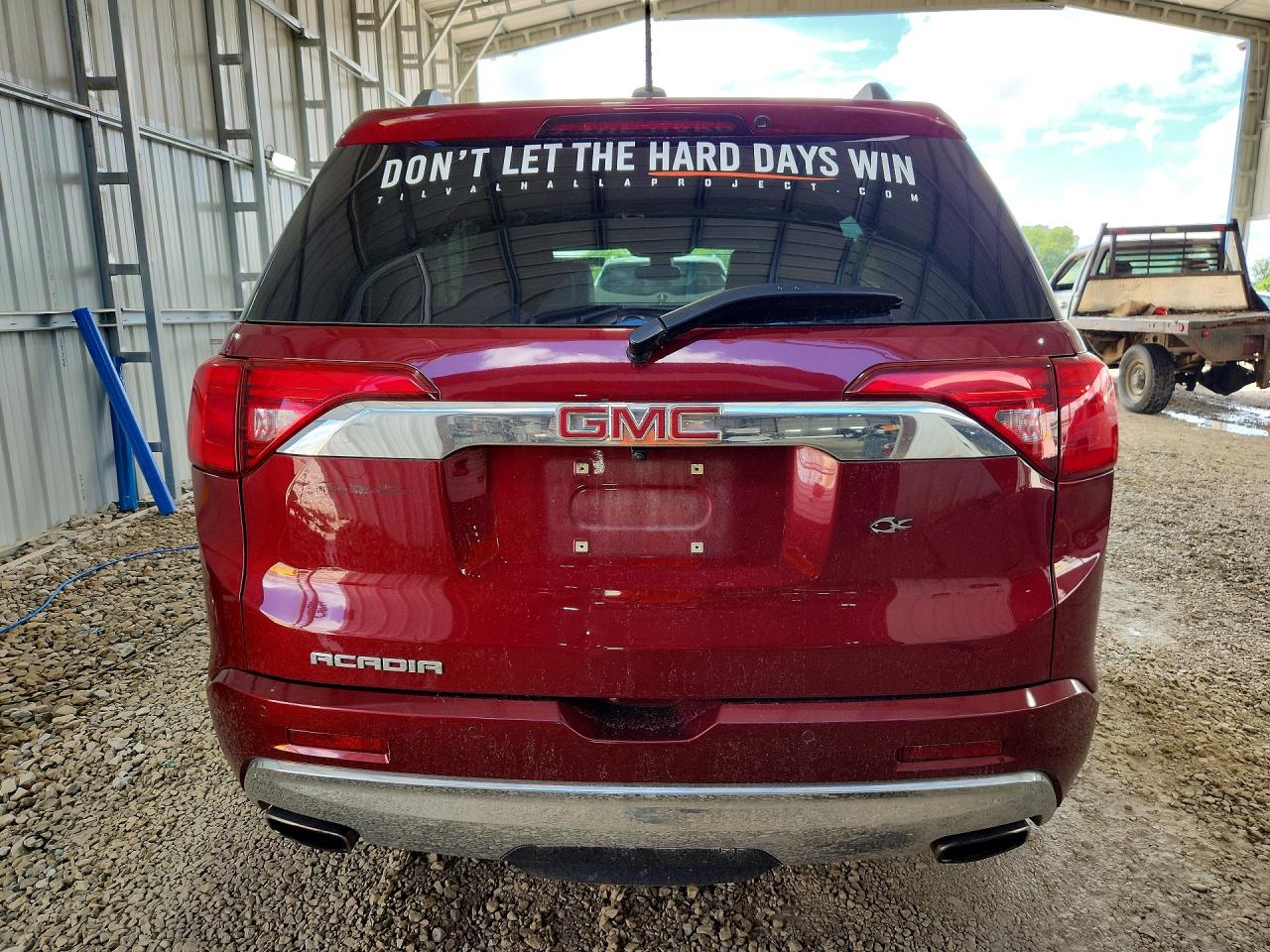 2017 Gmc Acadia Denali Burgundy vin: 1GKKNPLS2HZ147769