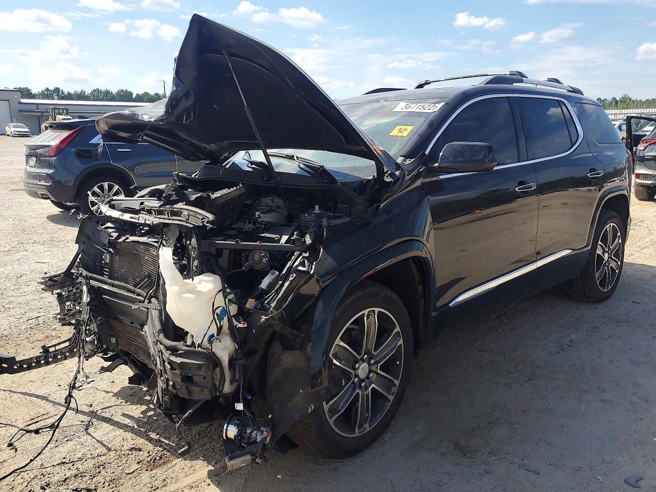 2019 Gmc Acadia Denali Черный vin: 1GKKNPLS2KZ272407