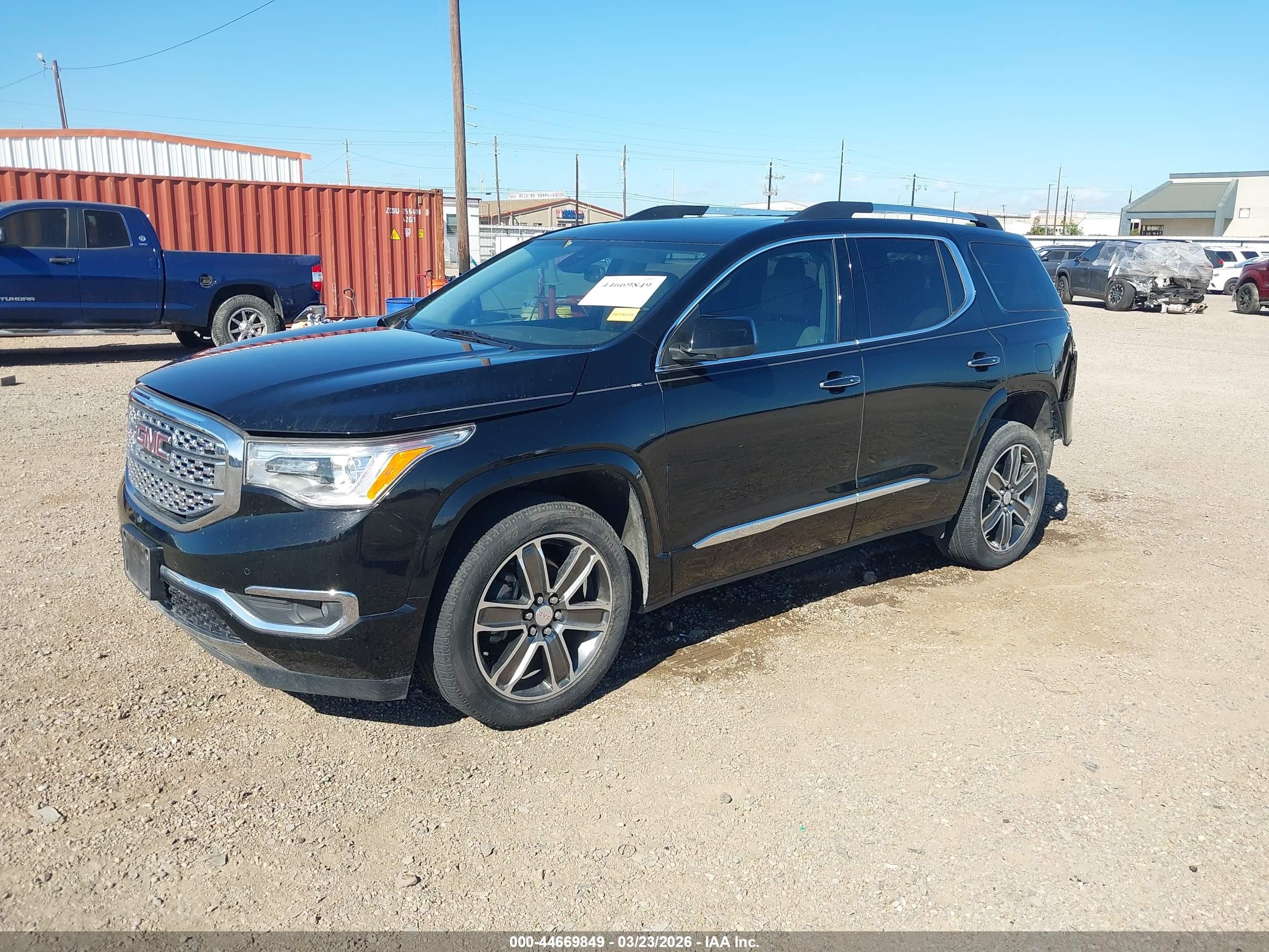 2018 Gmc Acadia Denali Черный vin: 1GKKNPLS3JZ150489
