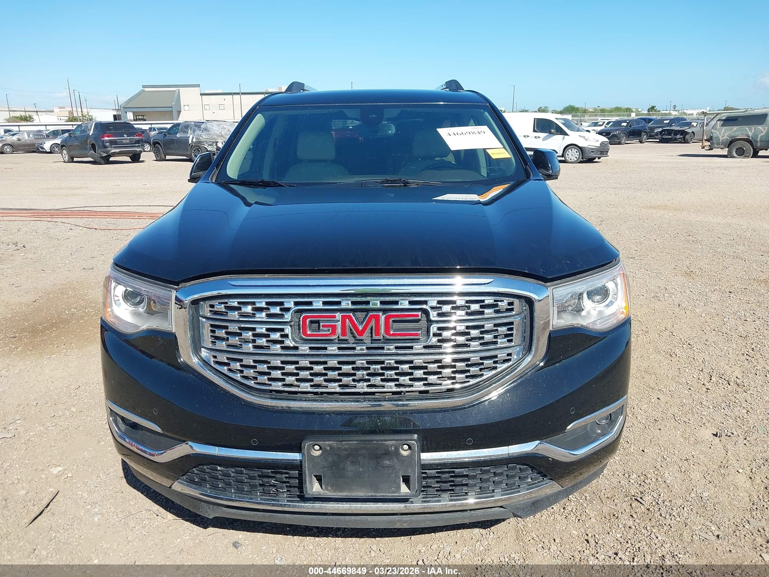 2018 Gmc Acadia Denali Черный vin: 1GKKNPLS3JZ150489
