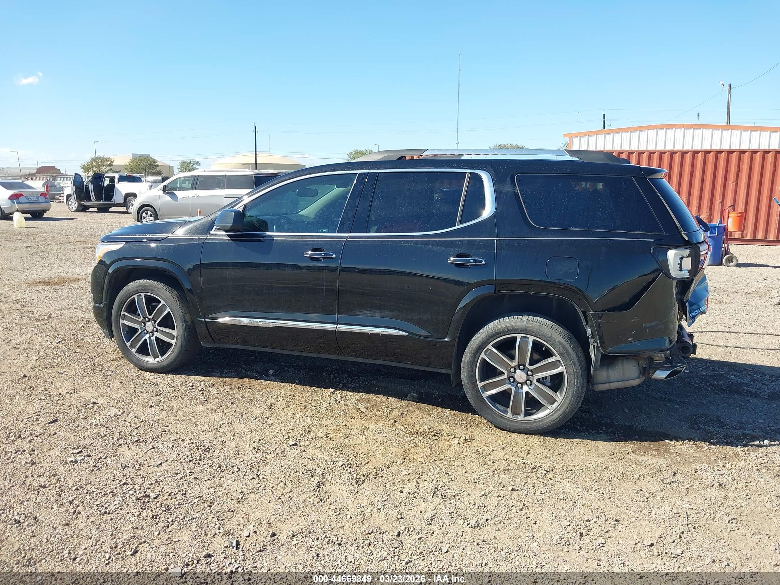 2018 Gmc Acadia Denali Черный vin: 1GKKNPLS3JZ150489