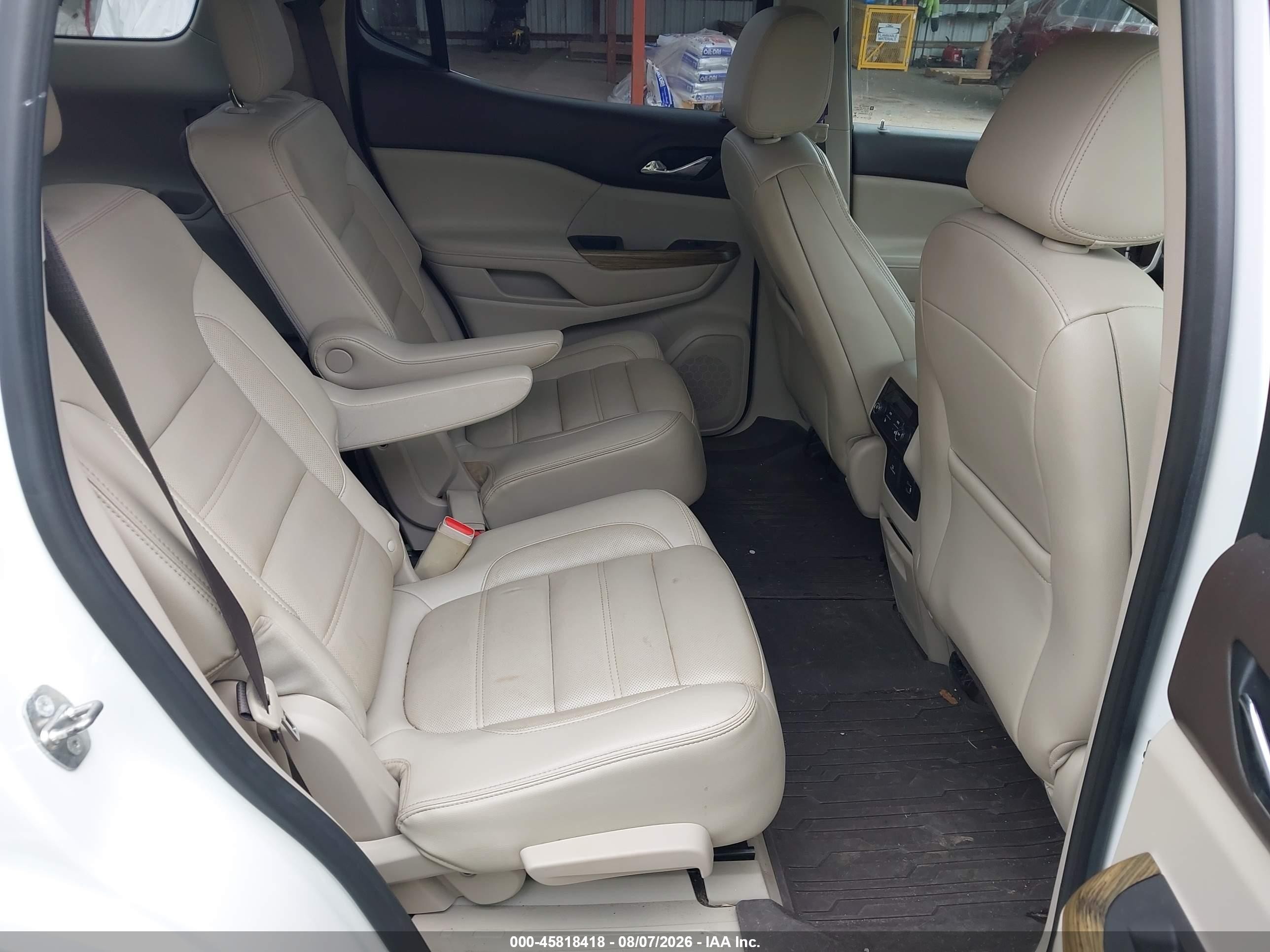 2018 Gmc Acadia Denali White vin: 1GKKNPLS3JZ161606