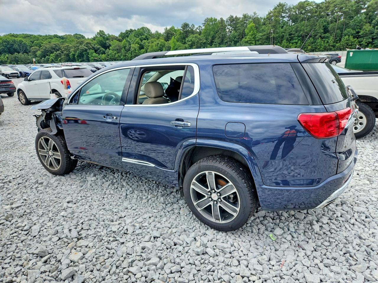2019 Gmc Acadia Denali Blue vin: 1GKKNPLS4KZ130446