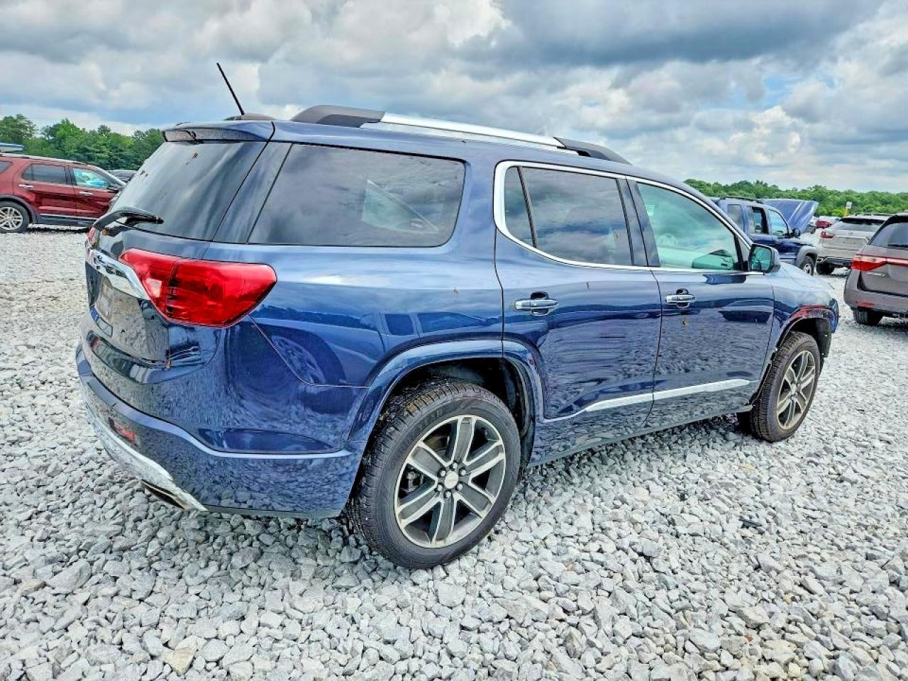 2019 Gmc Acadia Denali Blue vin: 1GKKNPLS4KZ130446