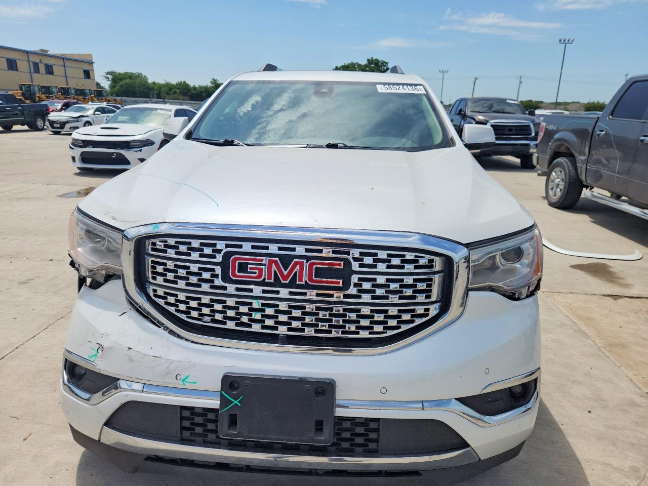 2017 Gmc Acadia Denali Белый vin: 1GKKNPLS5HZ162296