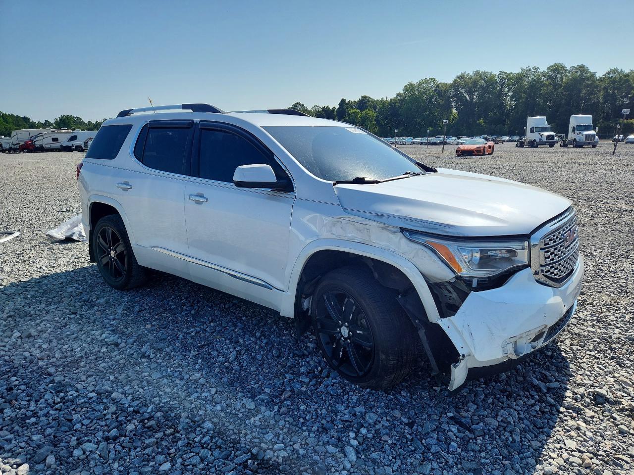 2017 Gmc Acadia Denali Белый vin: 1GKKNPLS5HZ184699