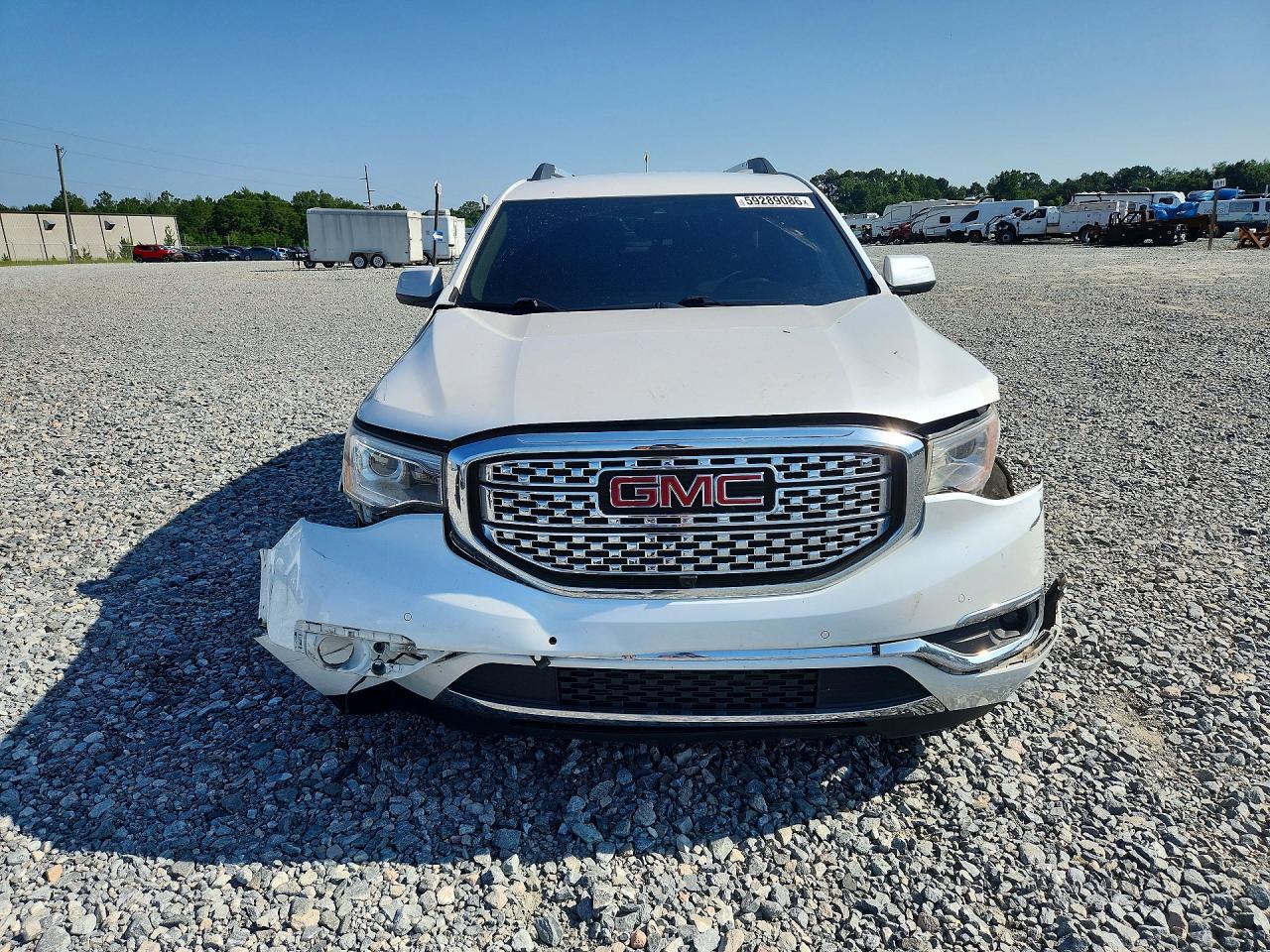 2017 Gmc Acadia Denali Белый vin: 1GKKNPLS5HZ184699