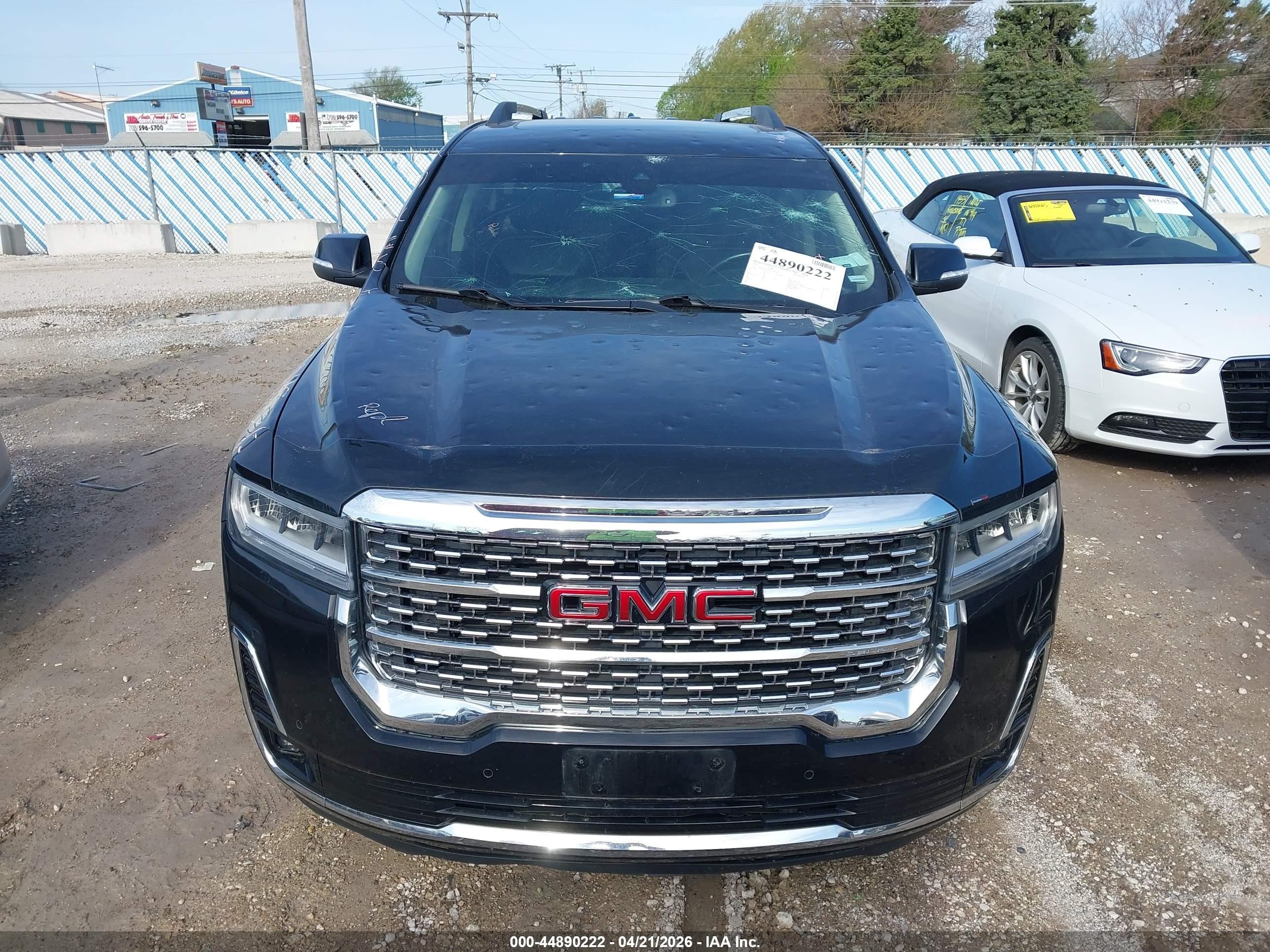 2021 Gmc Acadia Fwd Denali Black vin: 1GKKNPLS6MZ204758