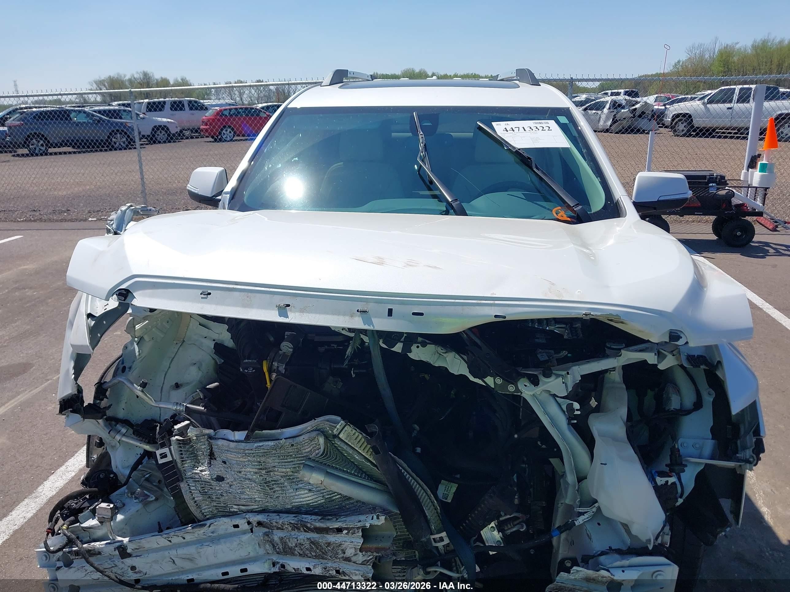 2020 Gmc Acadia Fwd Denali White vin: 1GKKNPLS7LZ201821