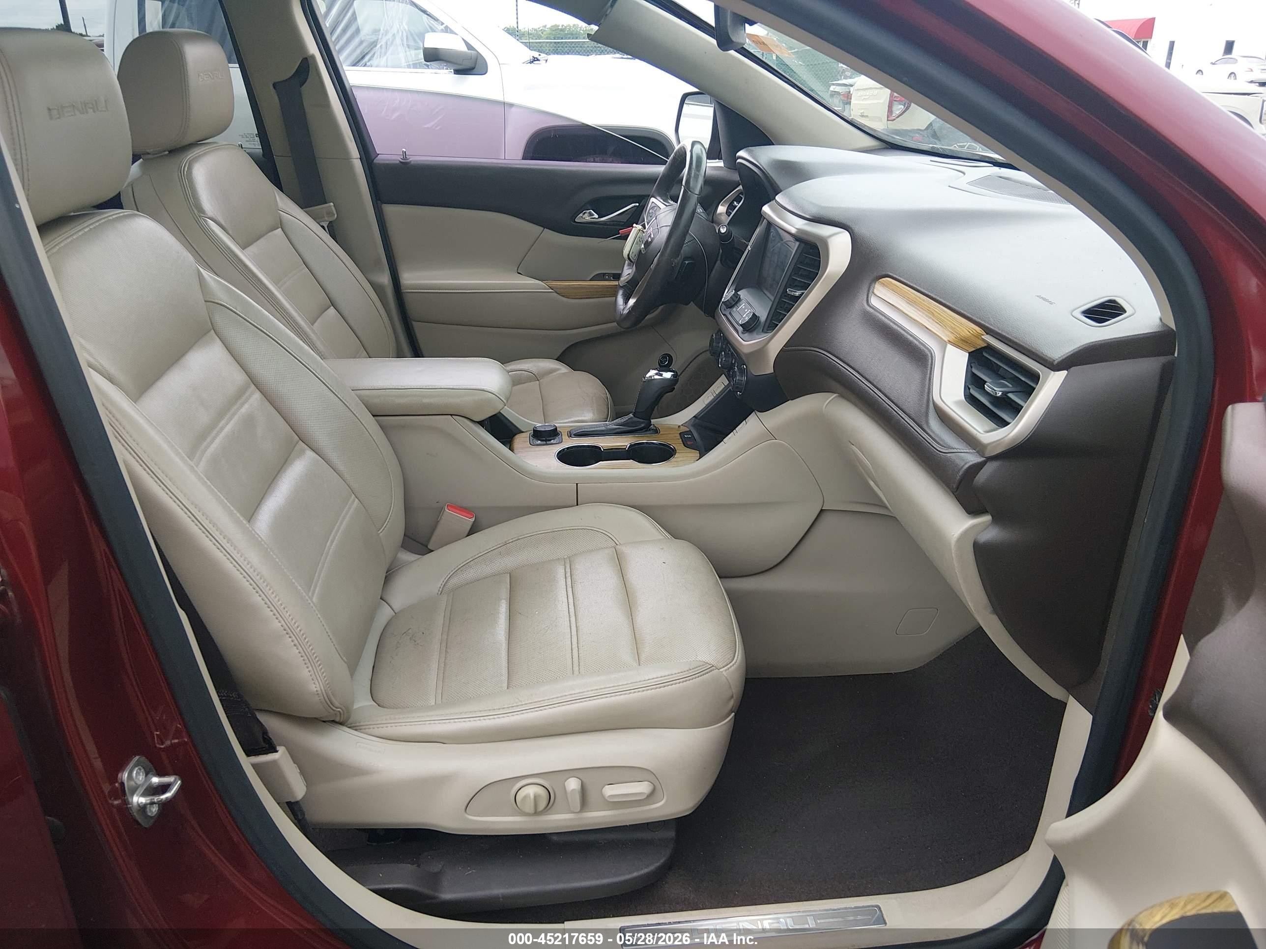 2017 Gmc Acadia Denali Красный vin: 1GKKNPLS8HZ240487
