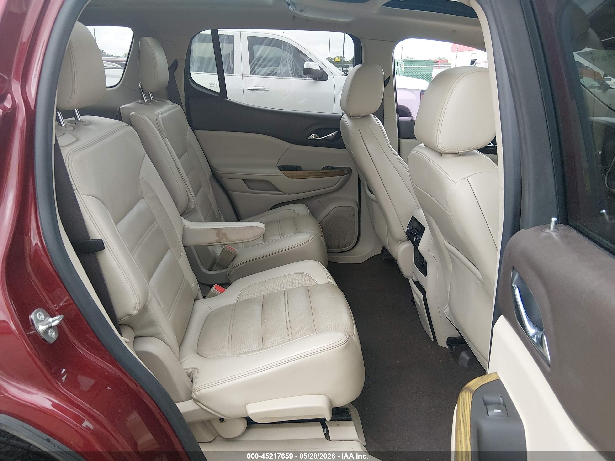 2017 Gmc Acadia Denali Красный vin: 1GKKNPLS8HZ240487