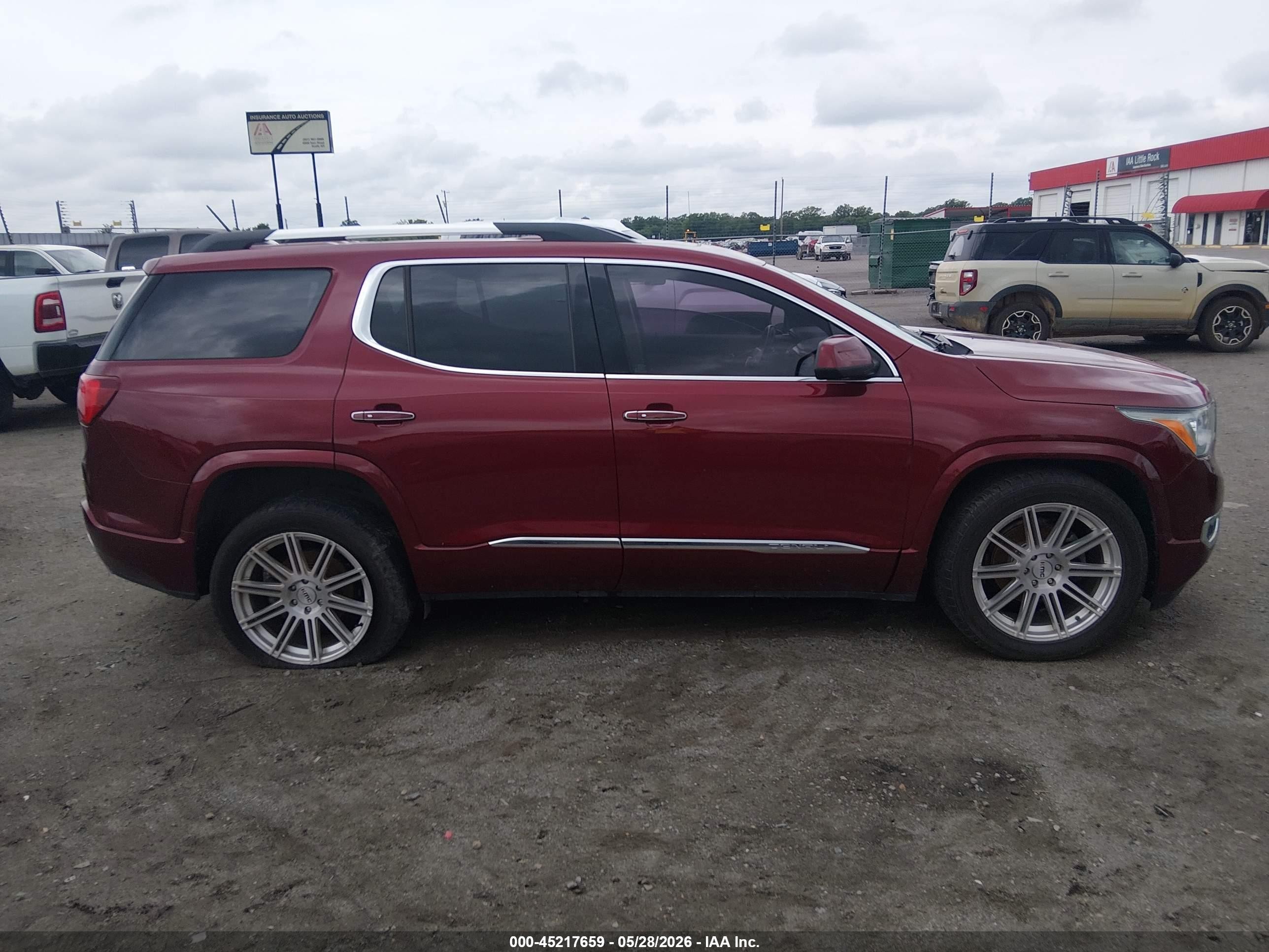 2017 Gmc Acadia Denali Красный vin: 1GKKNPLS8HZ240487
