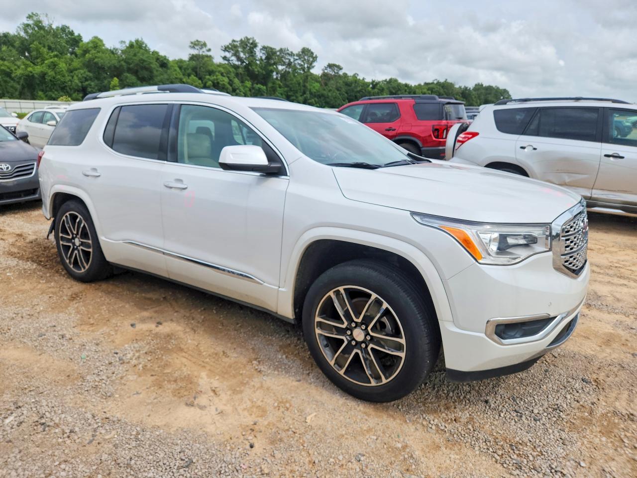 2019 Gmc Acadia Denali White vin: 1GKKNPLS9KZ117529