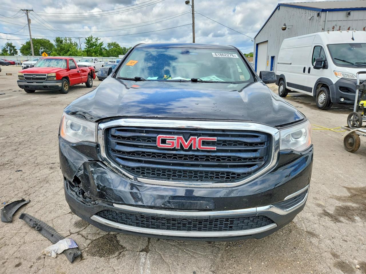 2019 Gmc Acadia Sle Black vin: 1GKKNRLA0KZ224021
