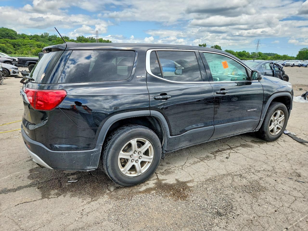 2019 Gmc Acadia Sle Black vin: 1GKKNRLA0KZ224021