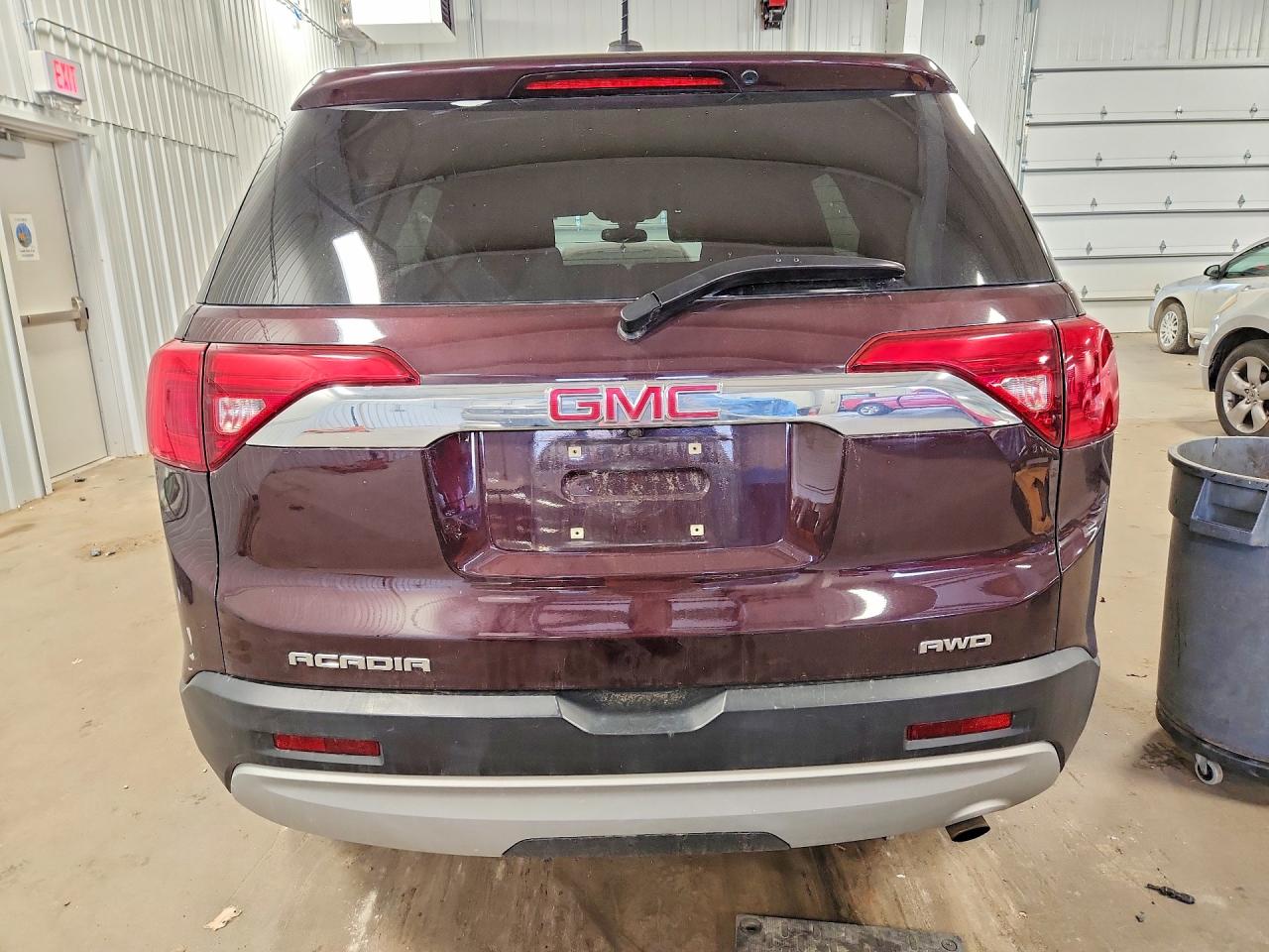 2017 Gmc Acadia Sle Maroon vin: 1GKKNRLA1HZ247283