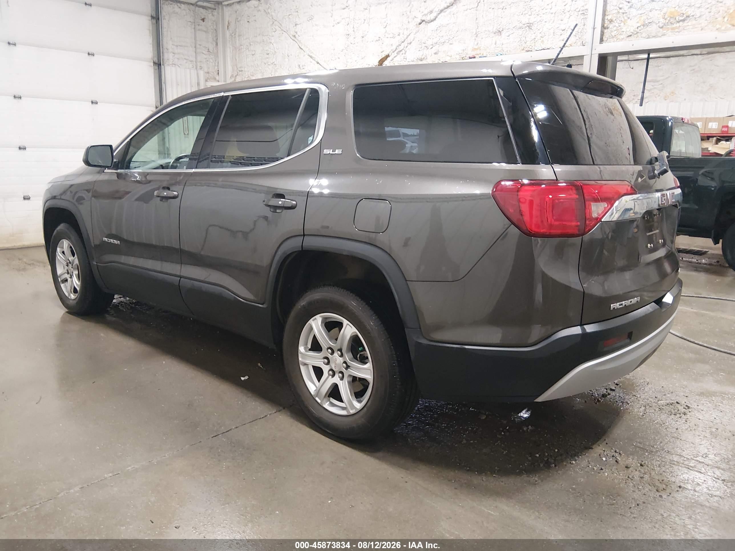 2019 Gmc Acadia Sle-1 Brown vin: 1GKKNRLA4KZ256678
