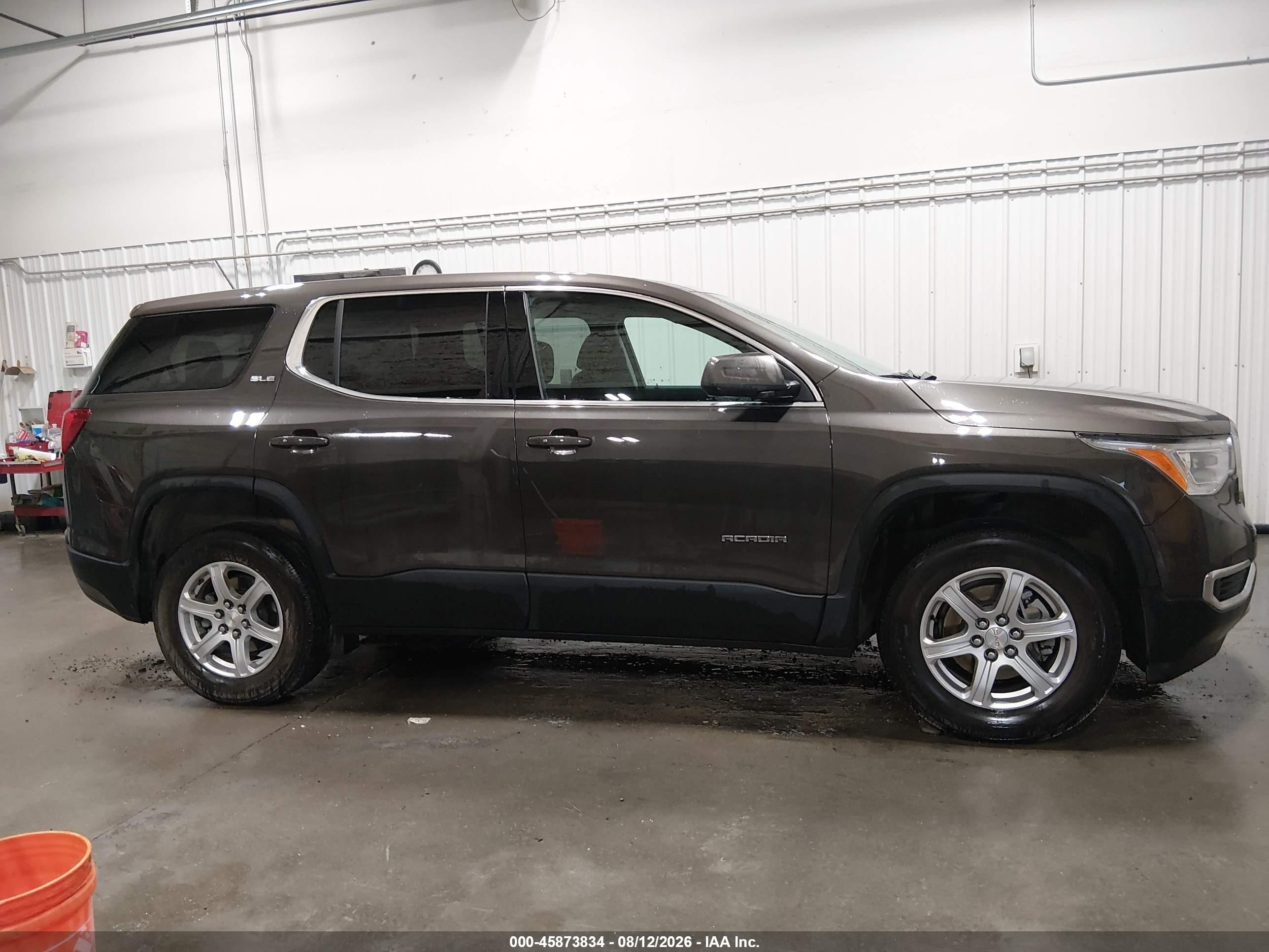 2019 Gmc Acadia Sle-1 Brown vin: 1GKKNRLA4KZ256678