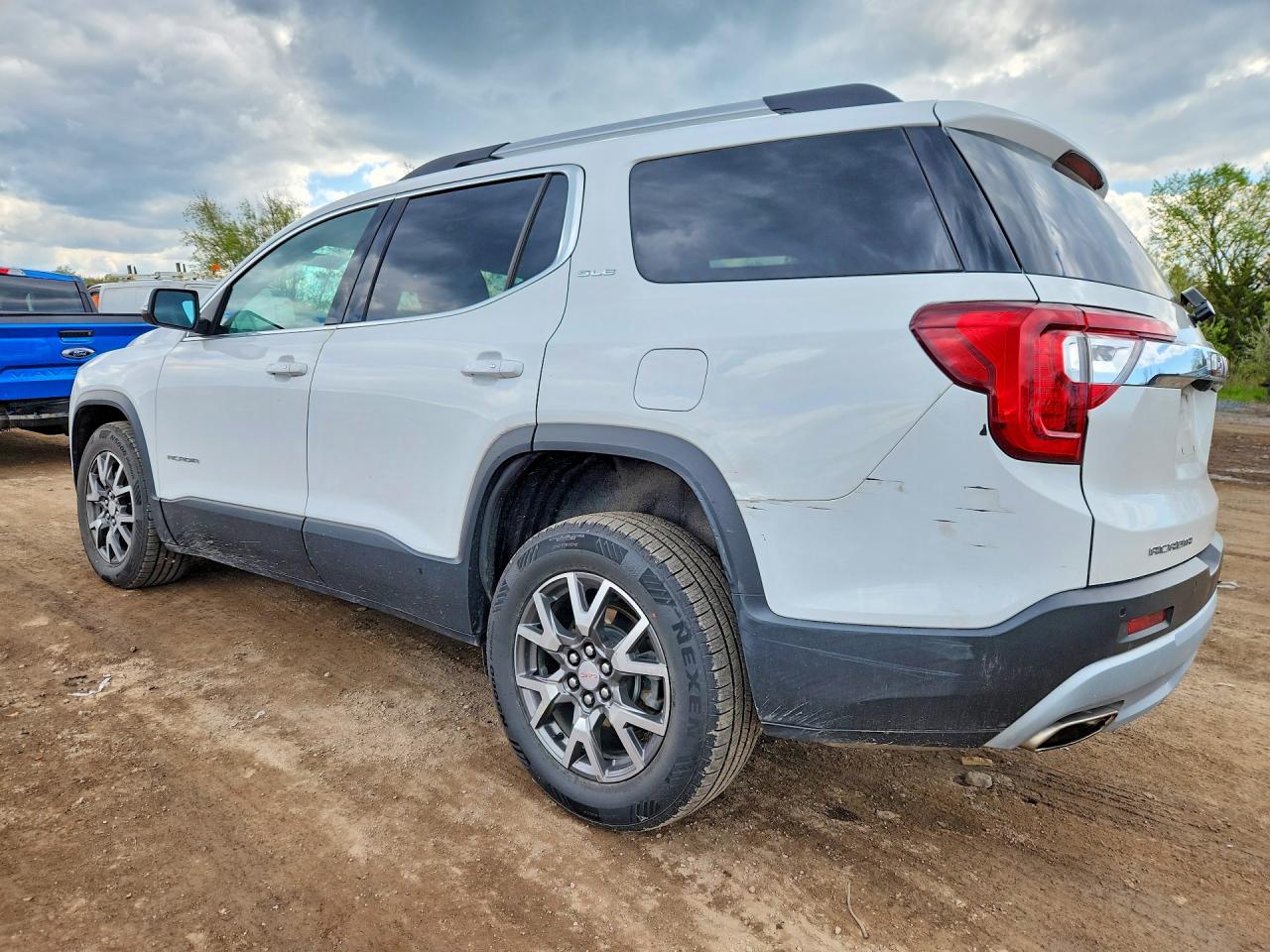 2020 Gmc Acadia Sle Белый vin: 1GKKNRLS2LZ146366