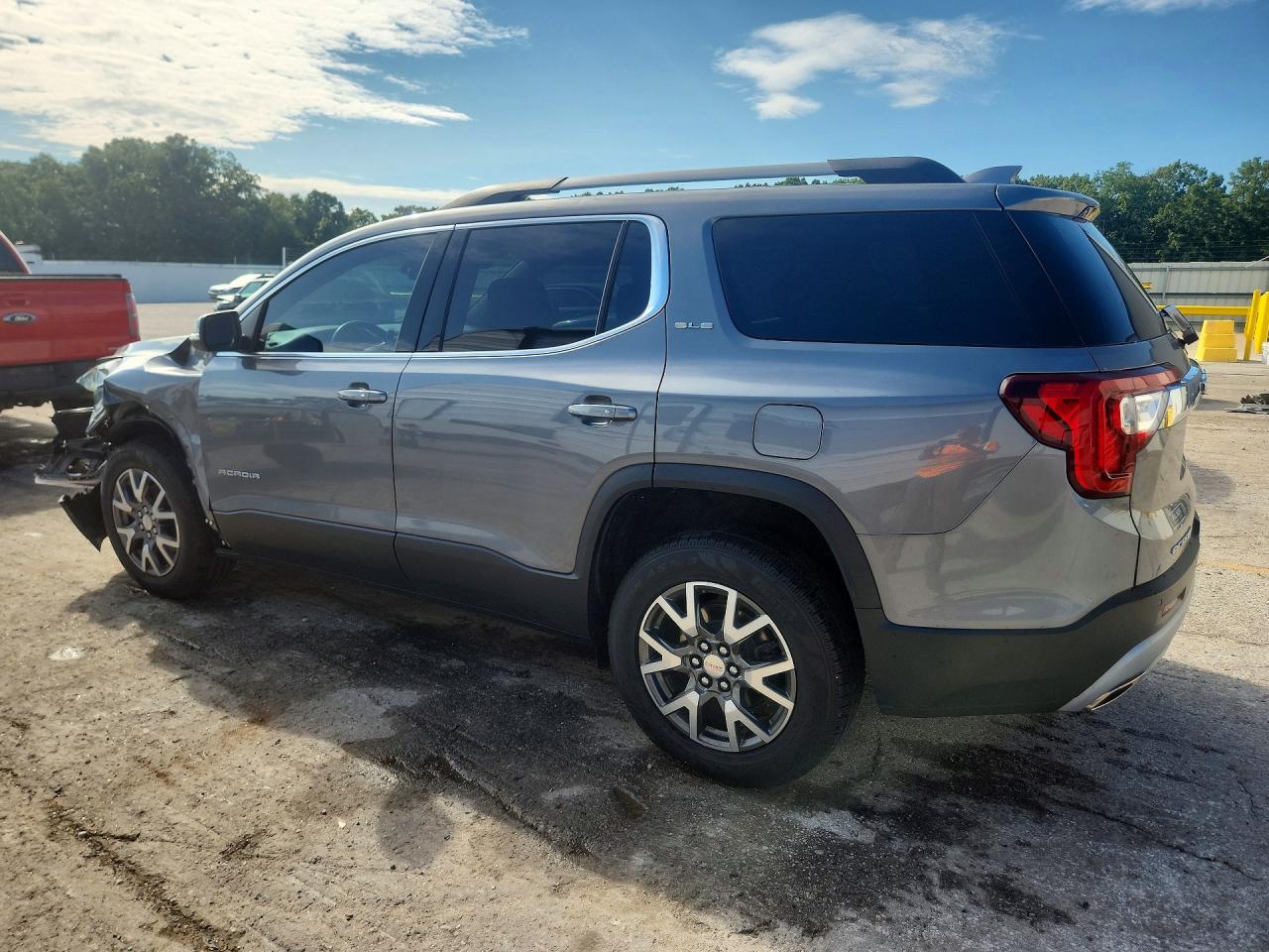 2020 Gmc Acadia Sle Gray vin: 1GKKNRLS3LZ195026