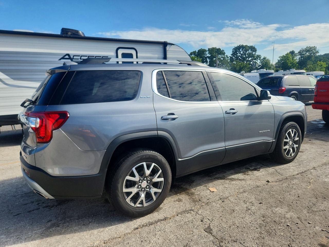 2020 Gmc Acadia Sle Gray vin: 1GKKNRLS3LZ195026