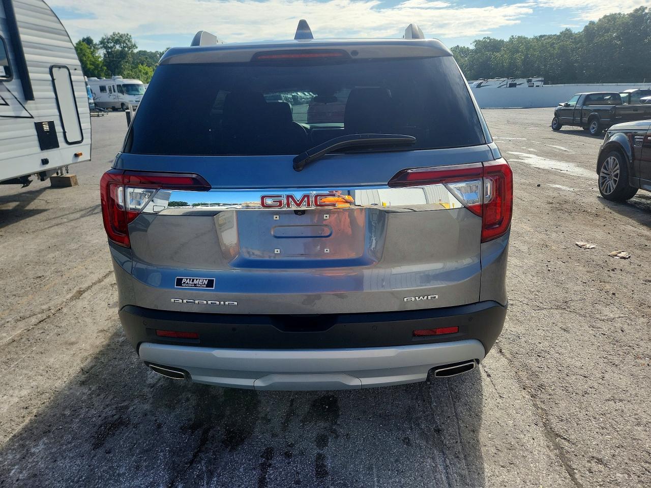 2020 Gmc Acadia Sle Gray vin: 1GKKNRLS3LZ195026