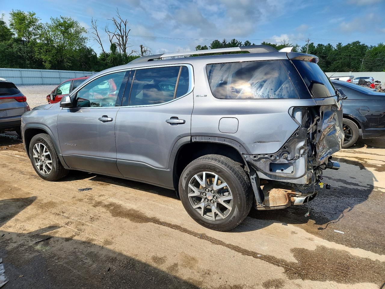 2021 Gmc Acadia Sle Gray vin: 1GKKNRLS3MZ204714