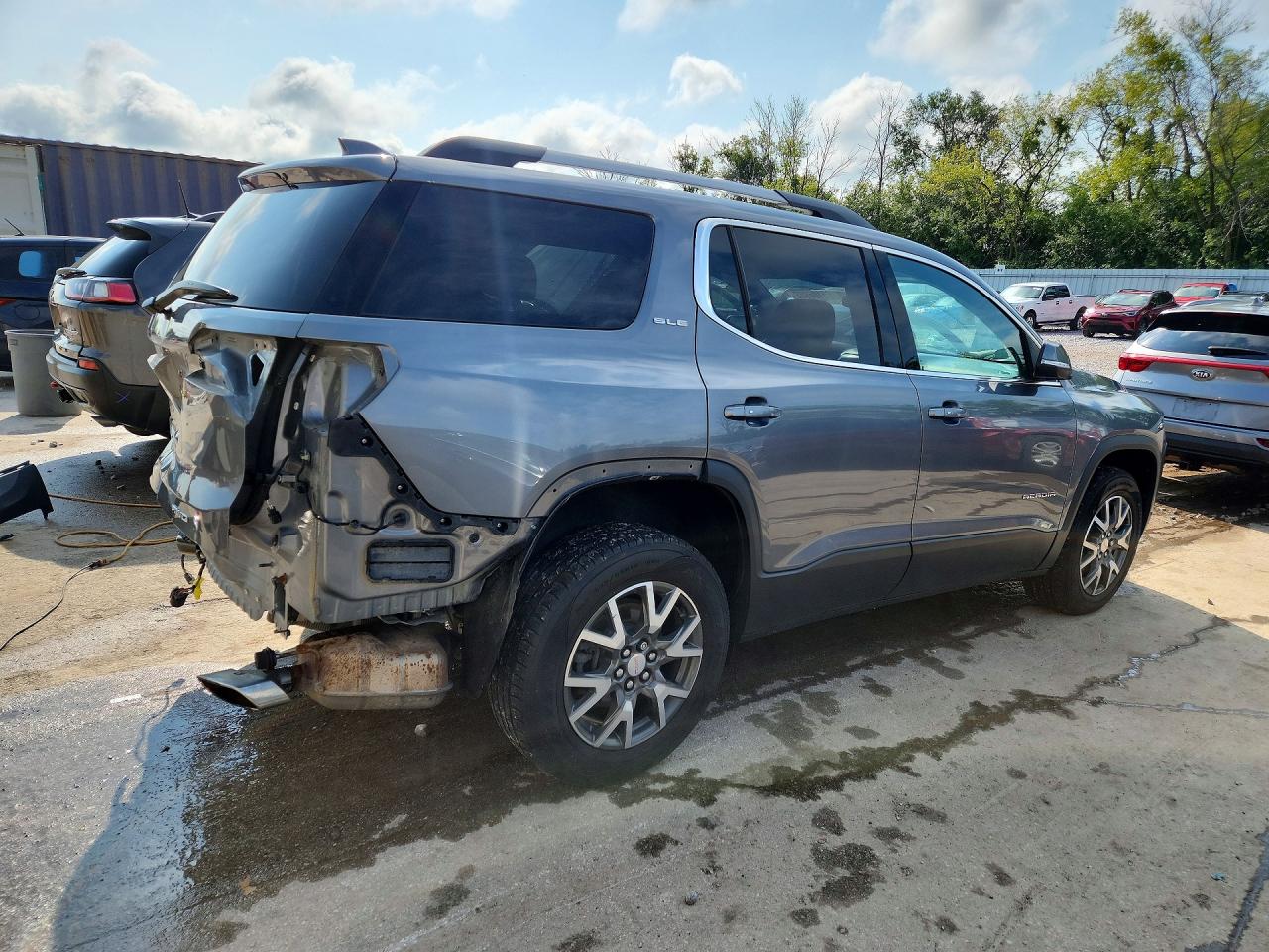 2021 Gmc Acadia Sle Gray vin: 1GKKNRLS3MZ204714