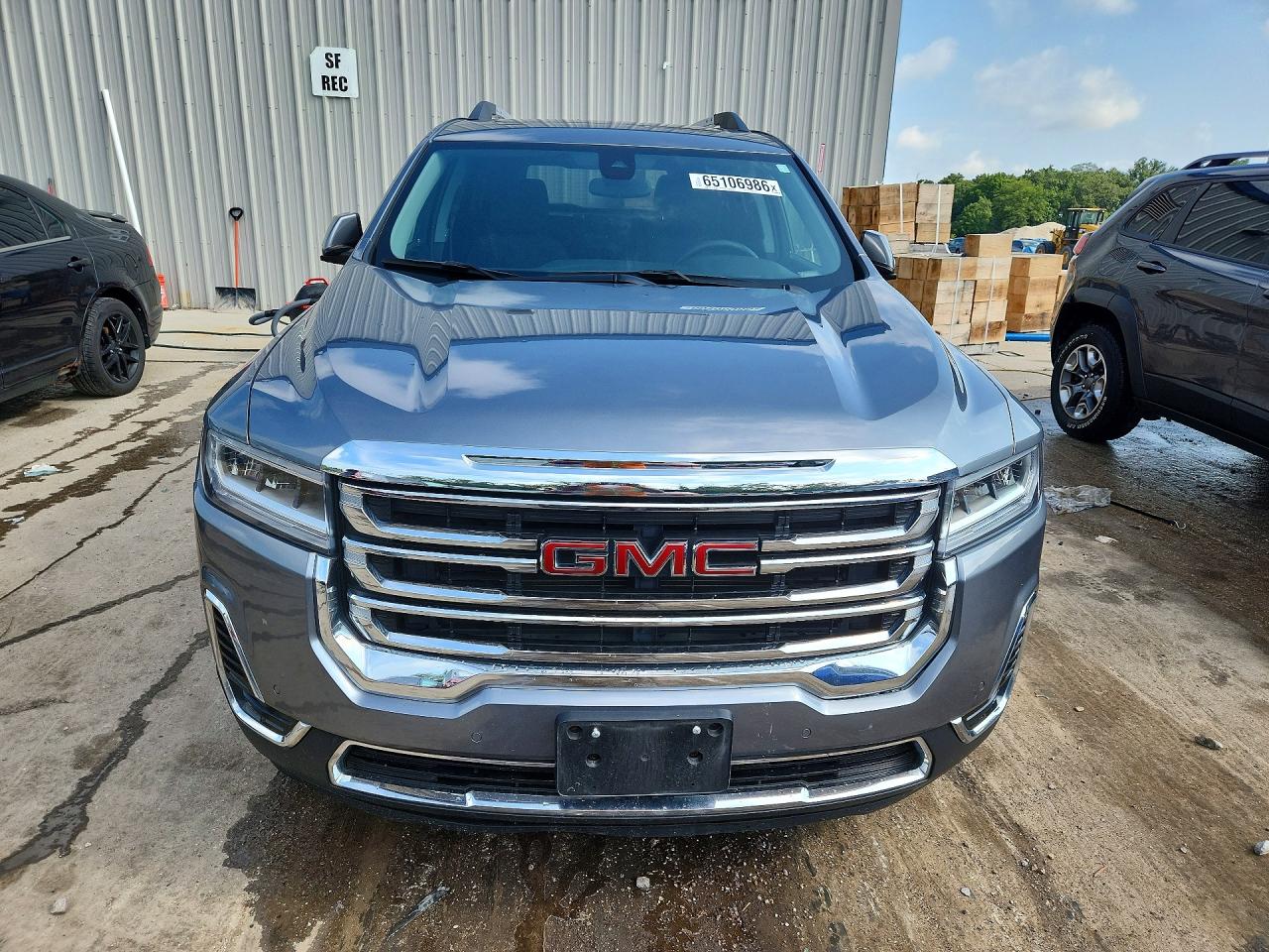 2021 Gmc Acadia Sle Gray vin: 1GKKNRLS3MZ204714