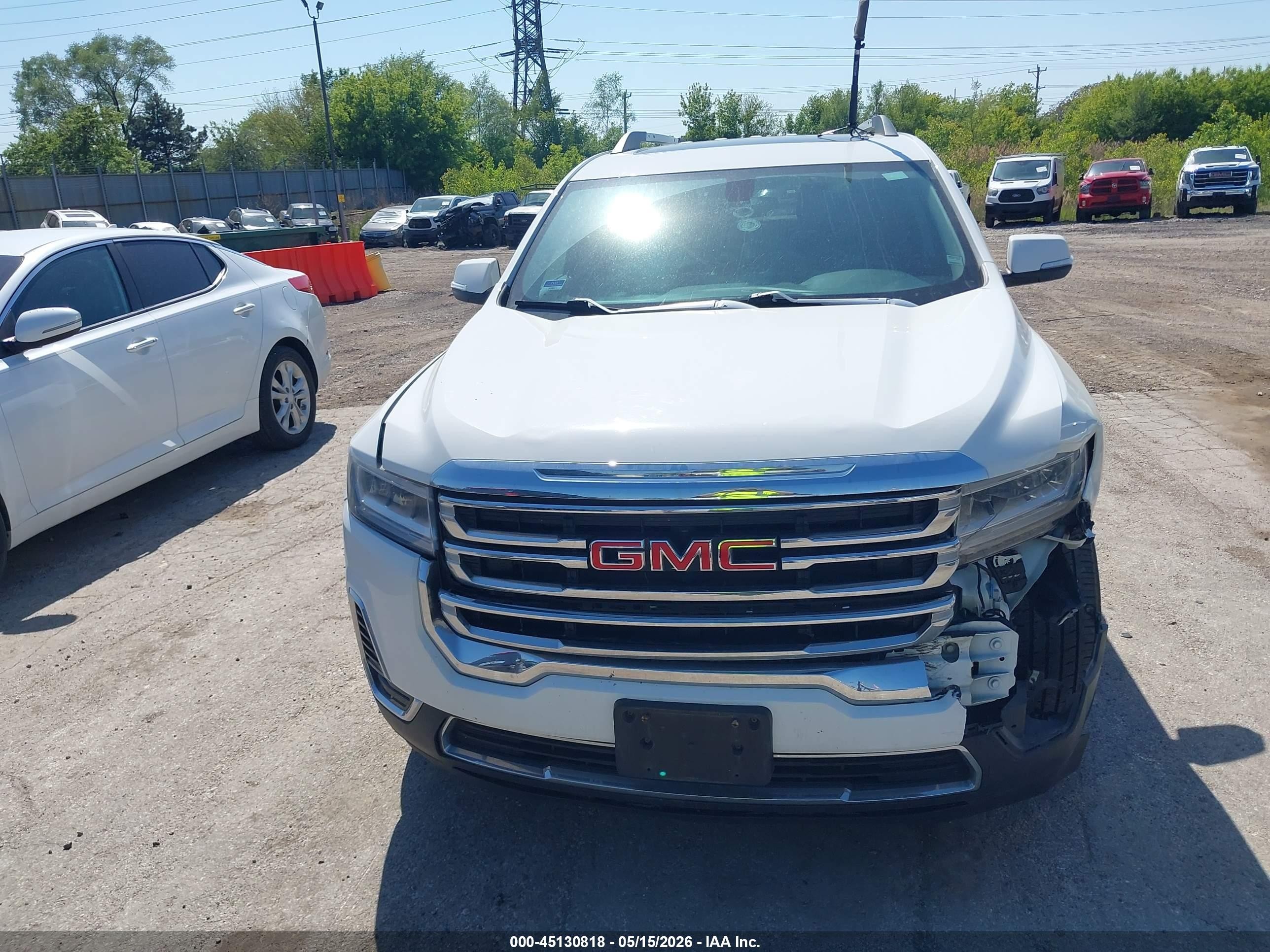 2020 Gmc Acadia Fwd Sle Белый vin: 1GKKNRLS8LZ197757