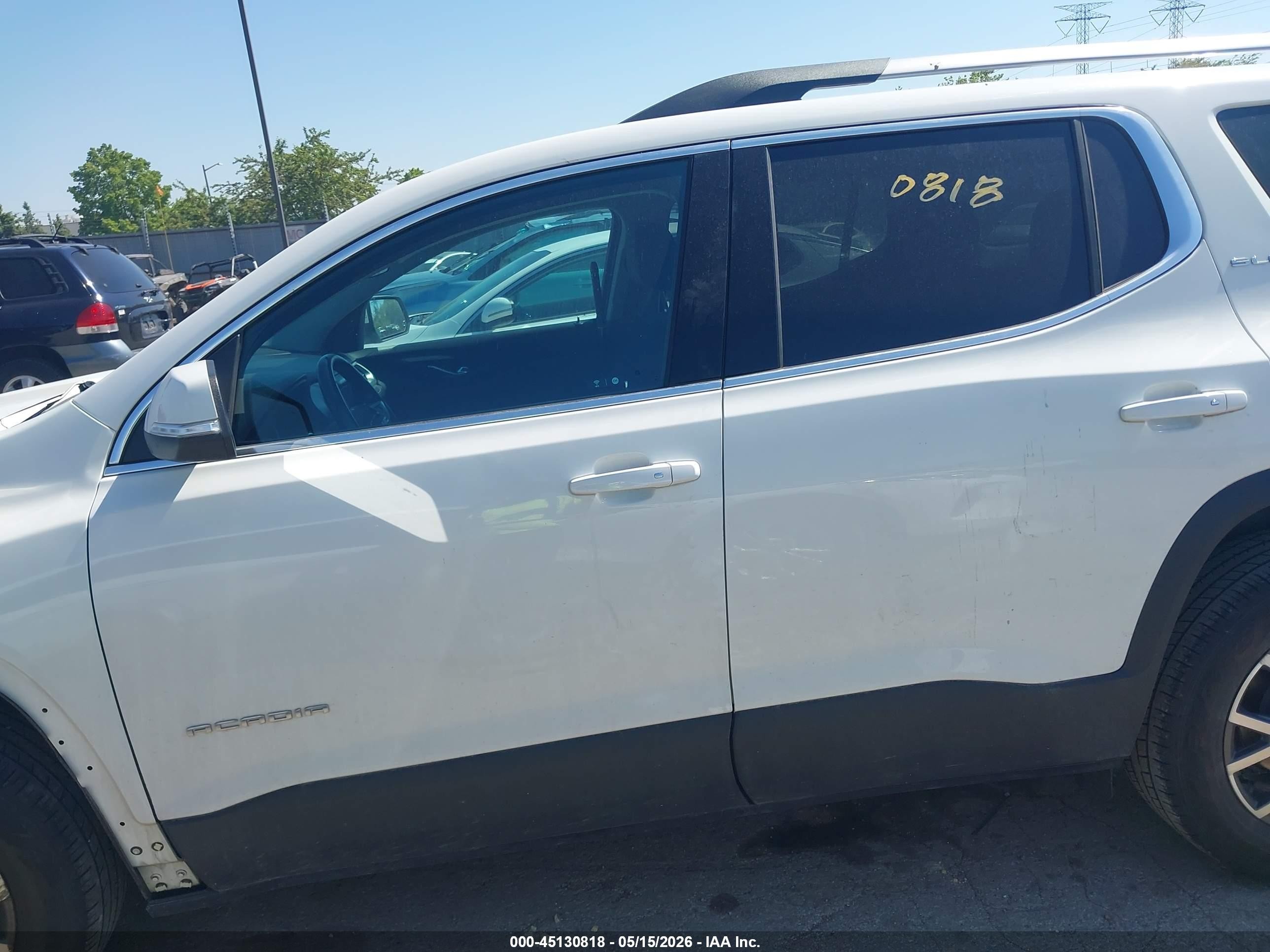 2020 Gmc Acadia Fwd Sle Белый vin: 1GKKNRLS8LZ197757