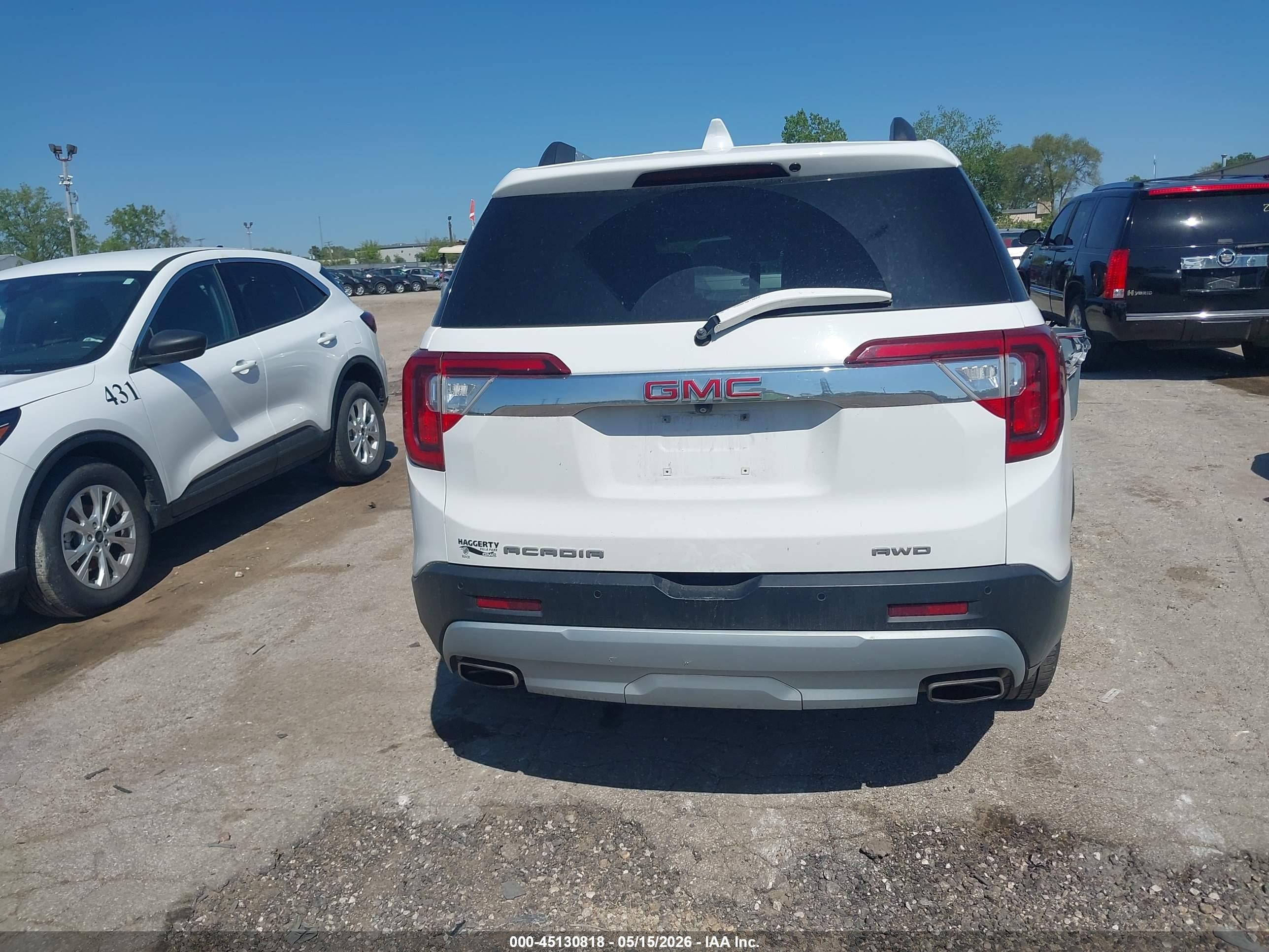 2020 Gmc Acadia Fwd Sle Белый vin: 1GKKNRLS8LZ197757