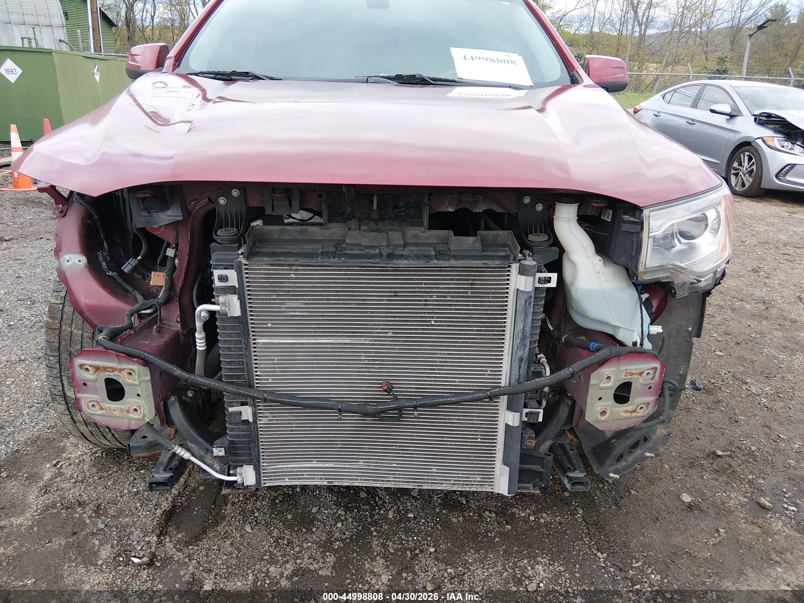 2019 Gmc Acadia Sle-2 Red vin: 1GKKNSLA4KZ283841