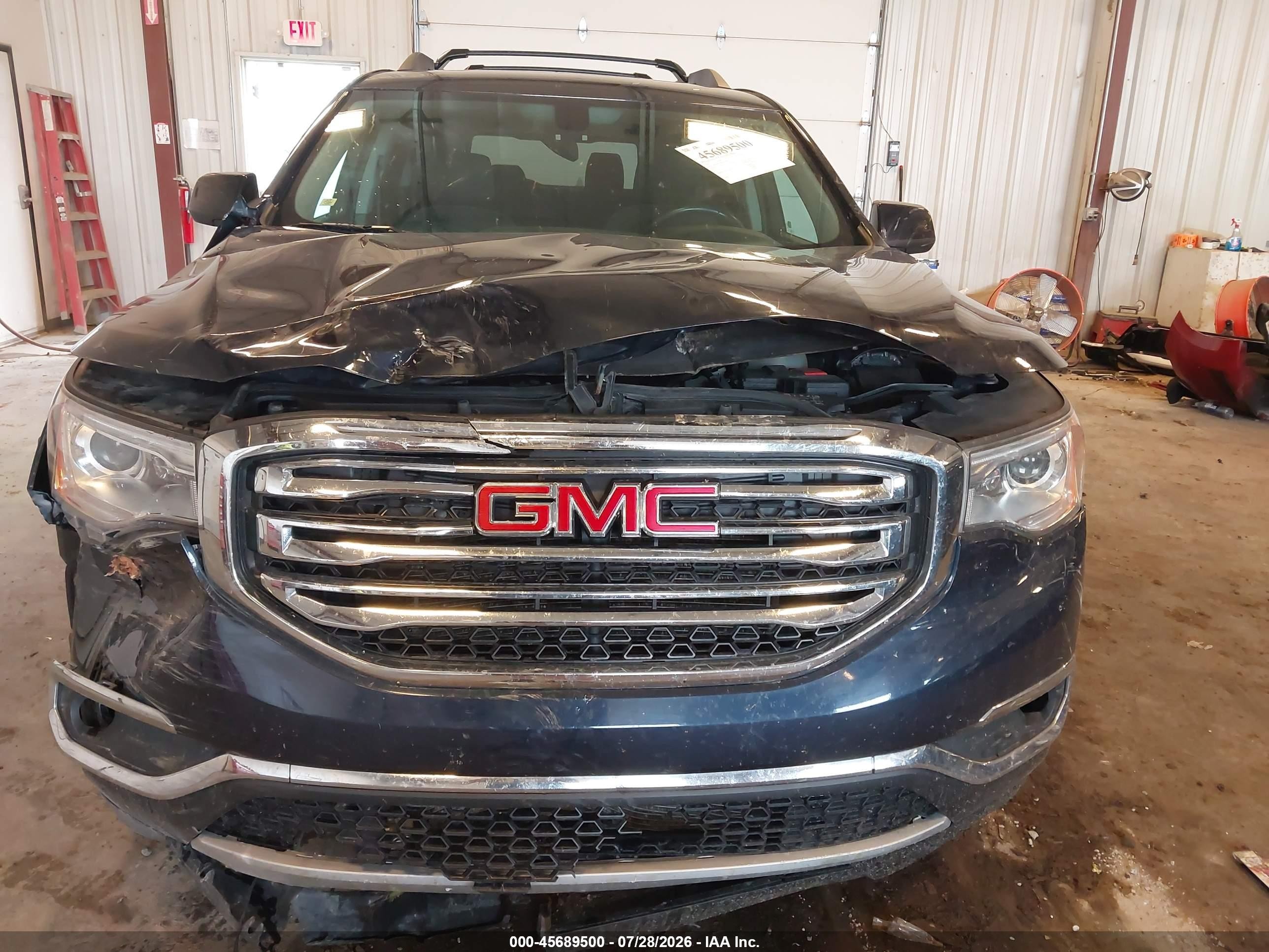 2017 Gmc Acadia Sle-2 Blue vin: 1GKKNSLS0HZ257948