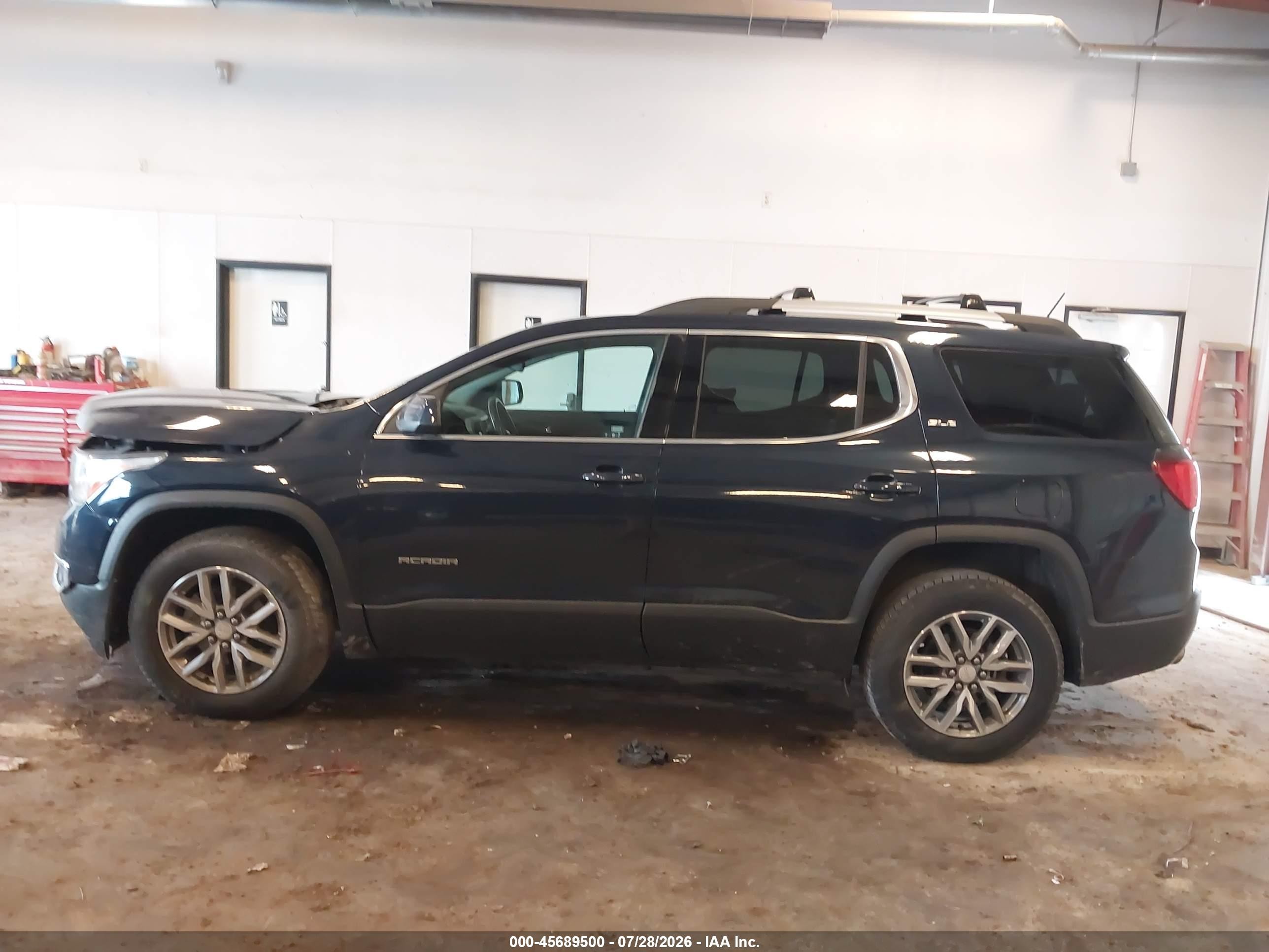 2017 Gmc Acadia Sle-2 Blue vin: 1GKKNSLS0HZ257948