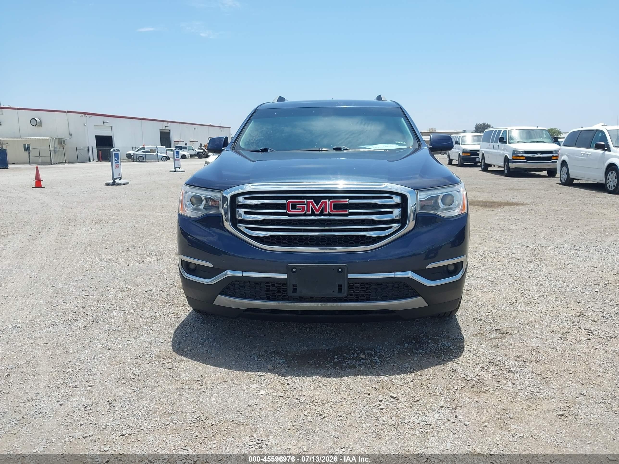 2018 Gmc Acadia Sle-2 Blue vin: 1GKKNSLS0JZ233686