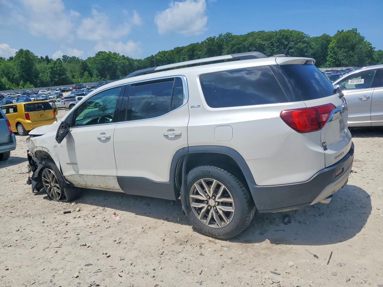 2017 Gmc Acadia Sle White vin: 1GKKNSLS1HZ305442