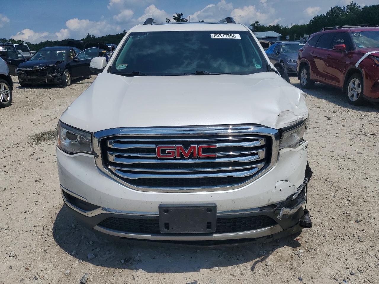 2017 Gmc Acadia Sle White vin: 1GKKNSLS1HZ305442