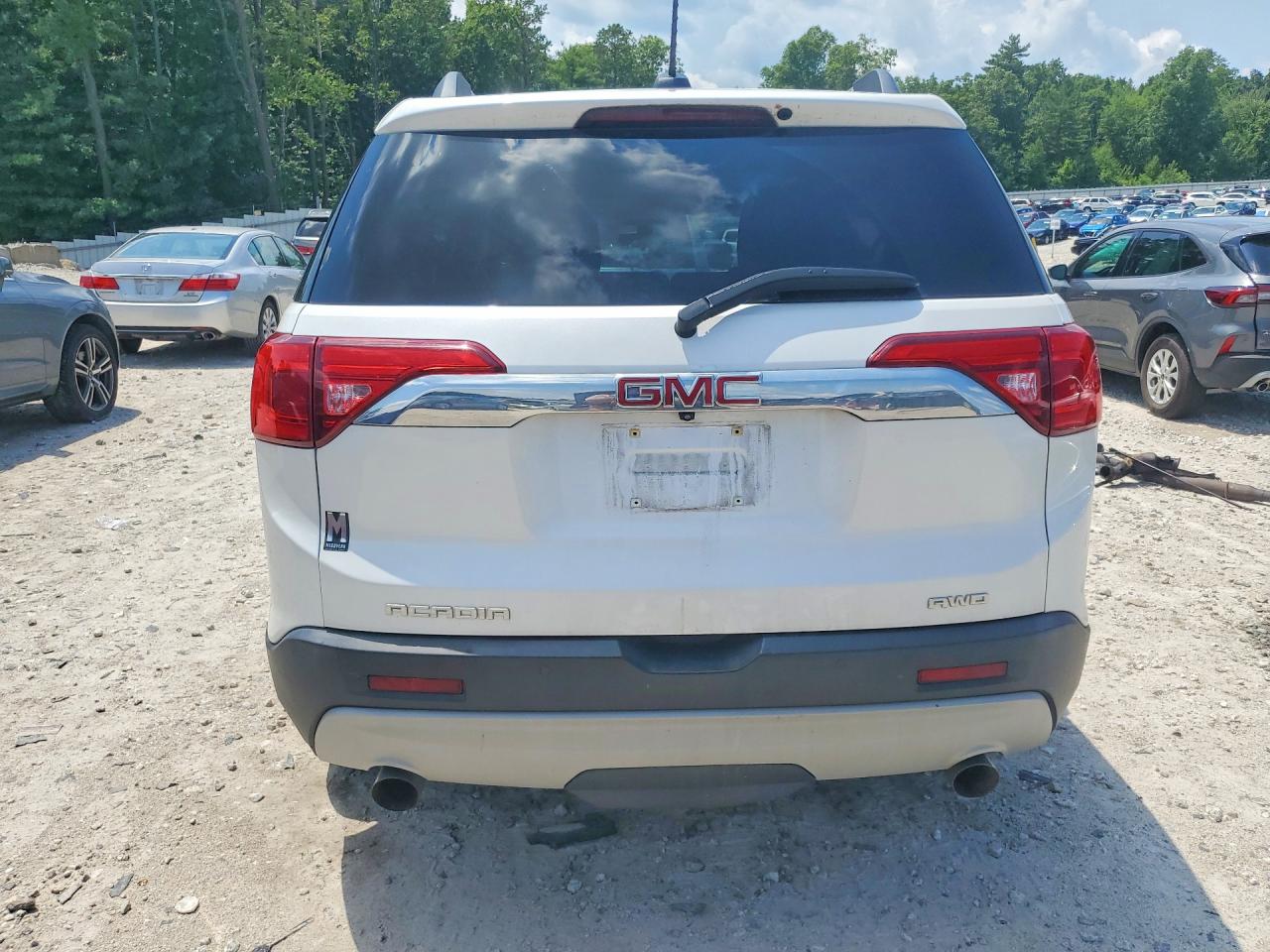 2017 Gmc Acadia Sle White vin: 1GKKNSLS1HZ305442