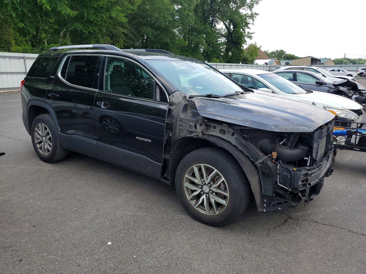 2017 Gmc Acadia Sle Black vin: 1GKKNSLS2HZ234347