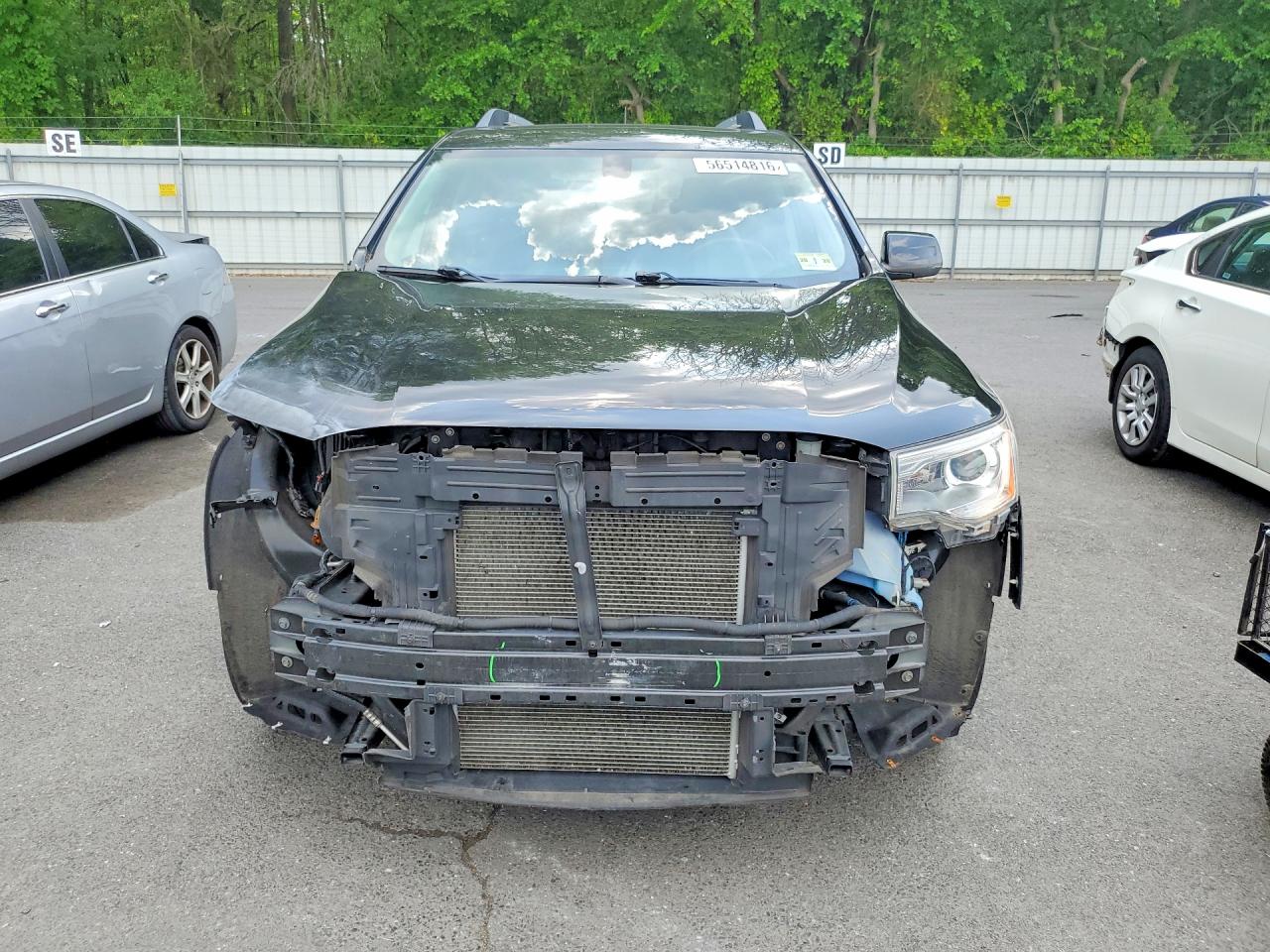 2017 Gmc Acadia Sle Black vin: 1GKKNSLS2HZ234347