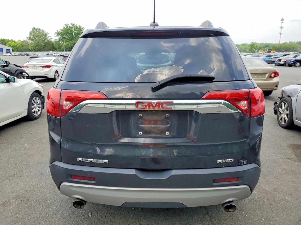 2017 Gmc Acadia Sle Black vin: 1GKKNSLS2HZ234347