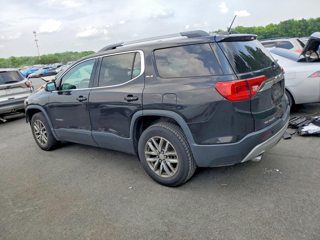 2017 Gmc Acadia Sle Black vin: 1GKKNSLS2HZ234347