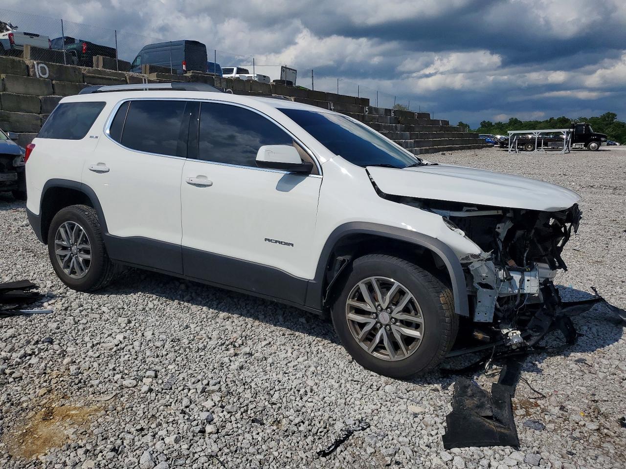 2019 Gmc Acadia Sle Белый vin: 1GKKNSLS2KZ259479