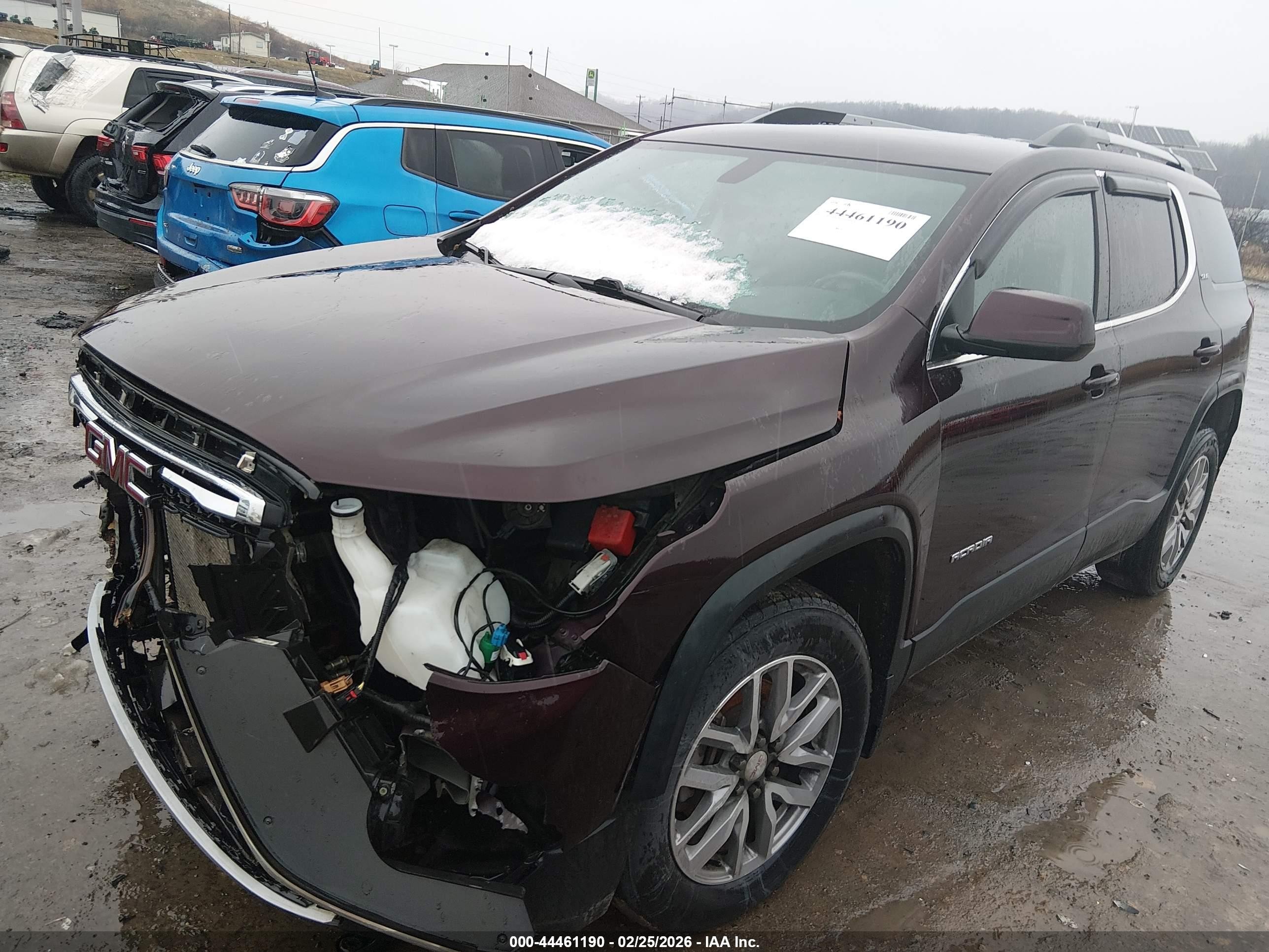 2018 Gmc Acadia Sle-2 Purple vin: 1GKKNSLS3JZ198996