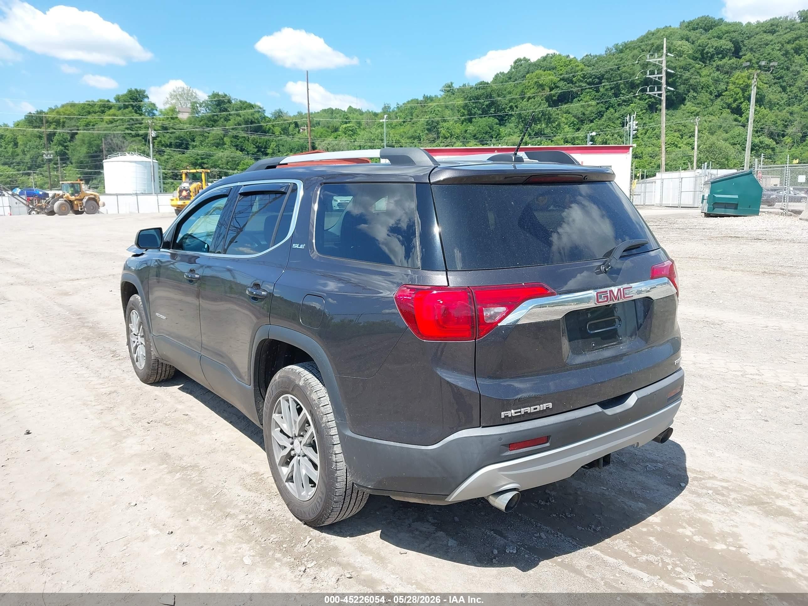 2018 Gmc Acadia Sle-2 Gray vin: 1GKKNSLS6JZ121474