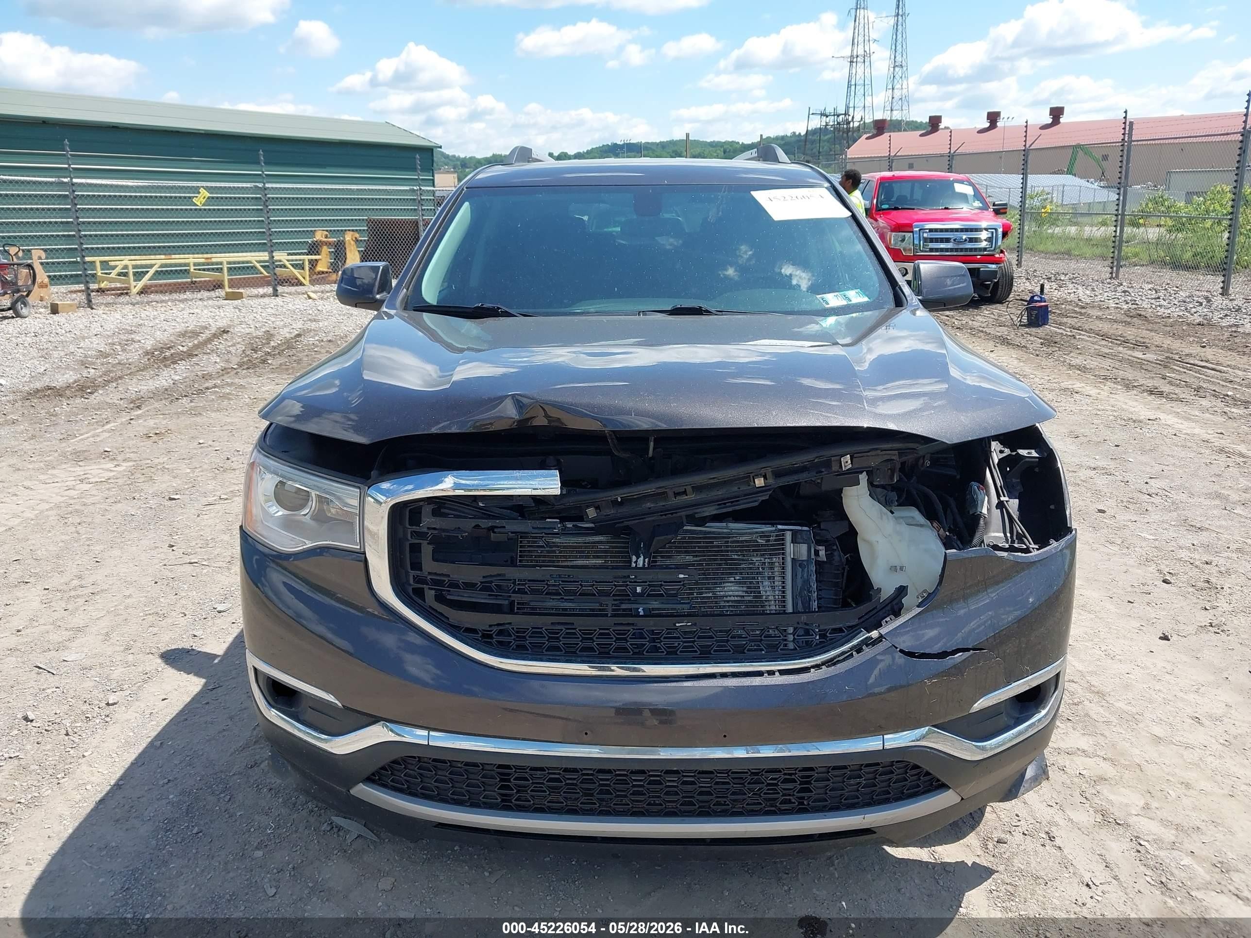 2018 Gmc Acadia Sle-2 Gray vin: 1GKKNSLS6JZ121474