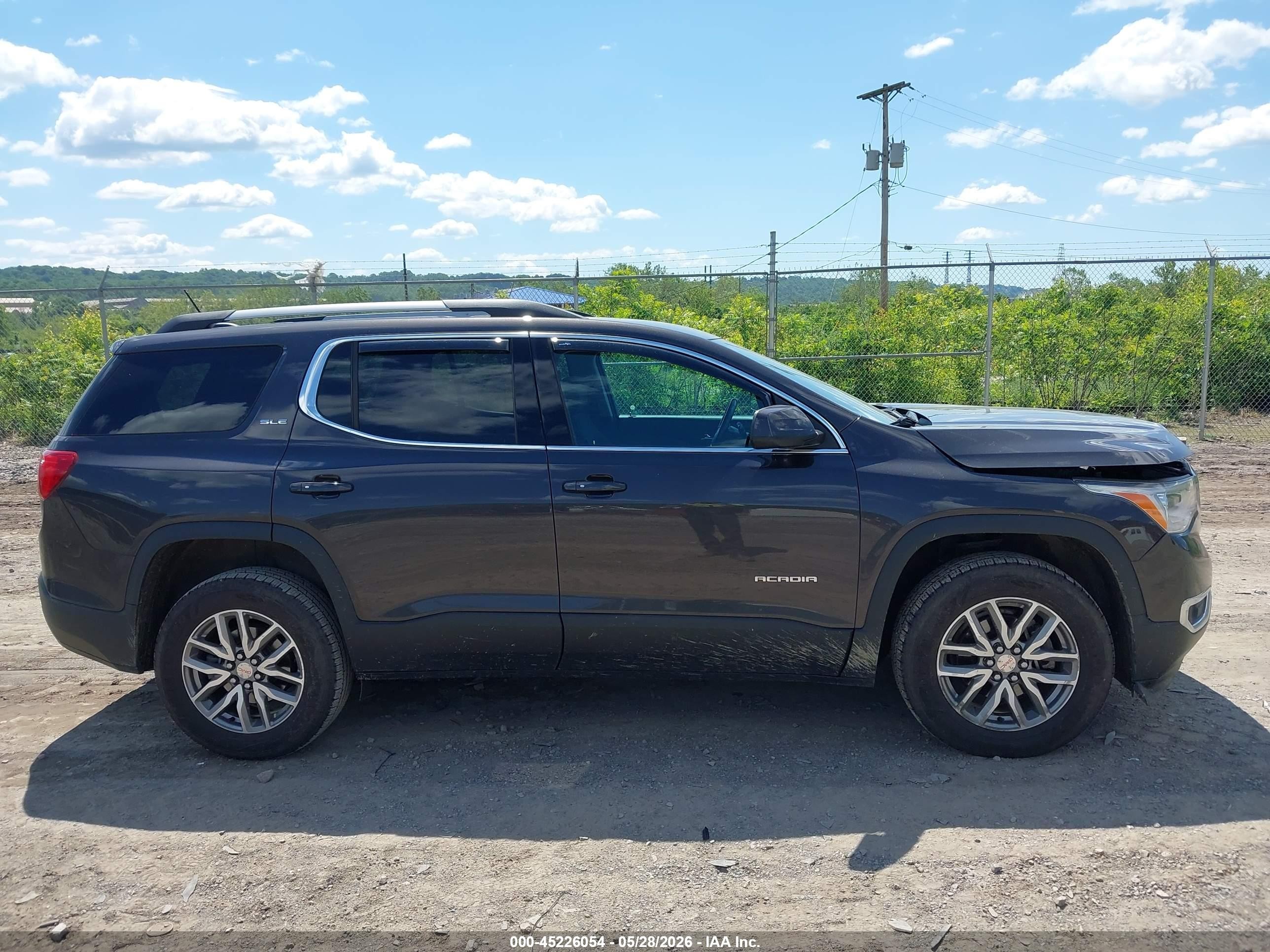 2018 Gmc Acadia Sle-2 Gray vin: 1GKKNSLS6JZ121474